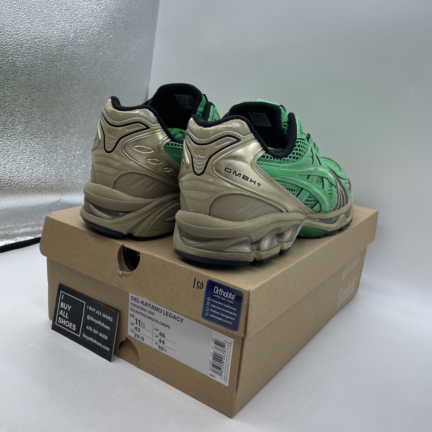 Size 11.5 - GmbH x Asics Gel Kayano Legacy Cilantro (1203A350-300)