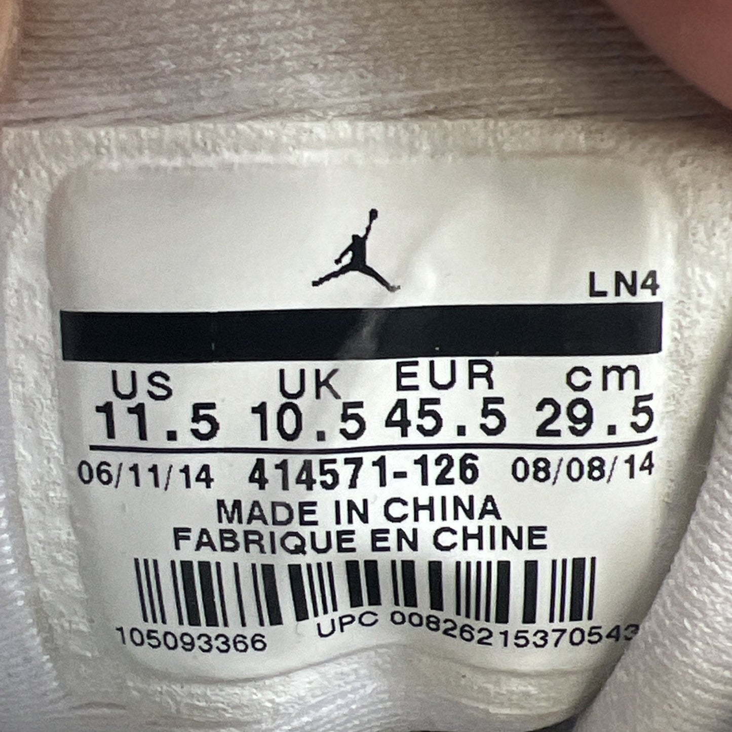 Size 11.5 - Air Jordan 13 Retro 2014 Grey Toe (414571-126)
