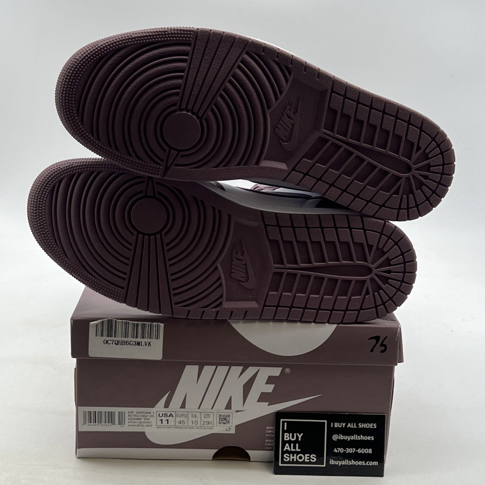 Size 11 - Air Jordan 1 Retro OG High Mauve (DZ5485-105)