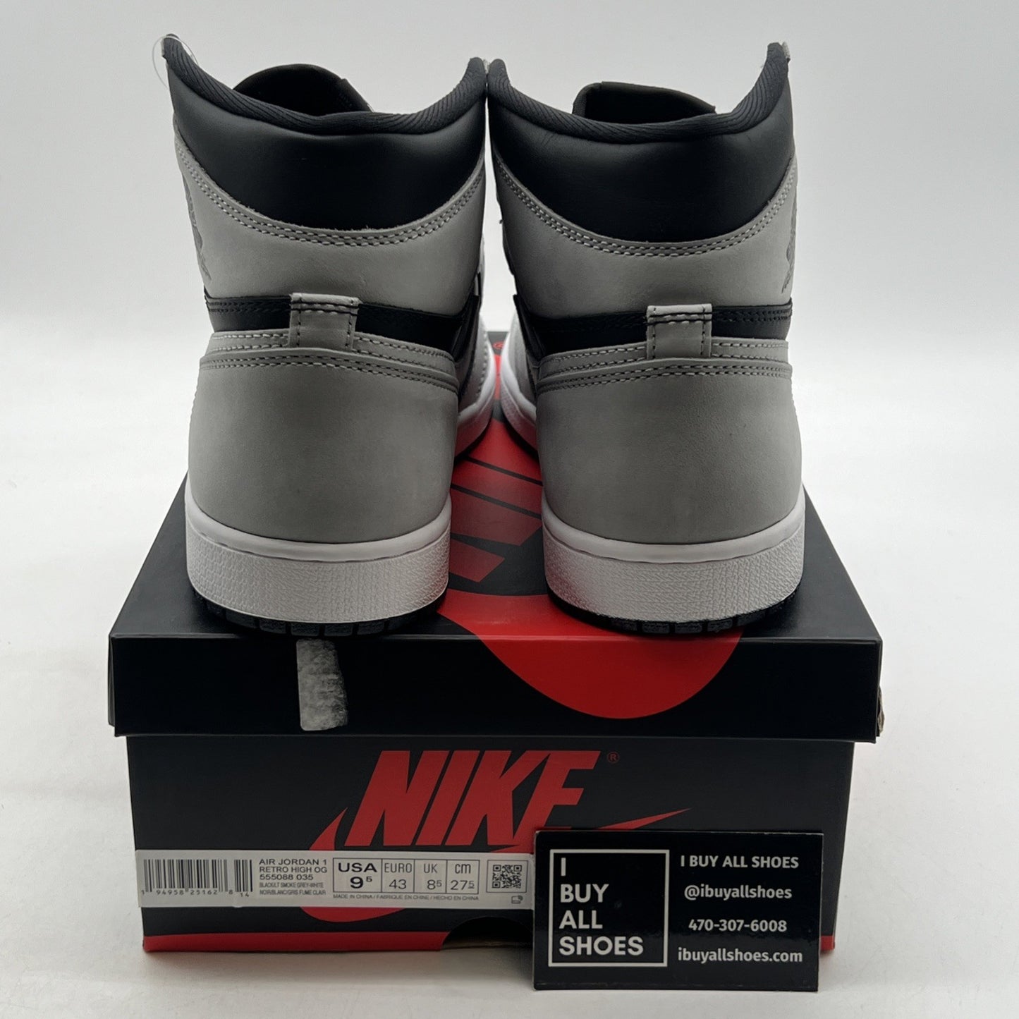 Size 9.5 - Air Jordan 1 Retro OG High Shadow 2.0 (555088-035)
