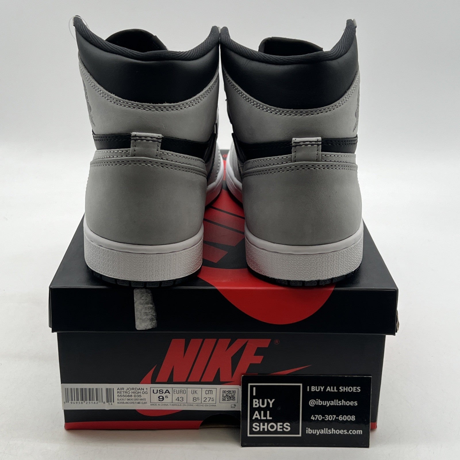 Size 9.5 - Air Jordan 1 Retro OG High Shadow 2.0 (555088-035)