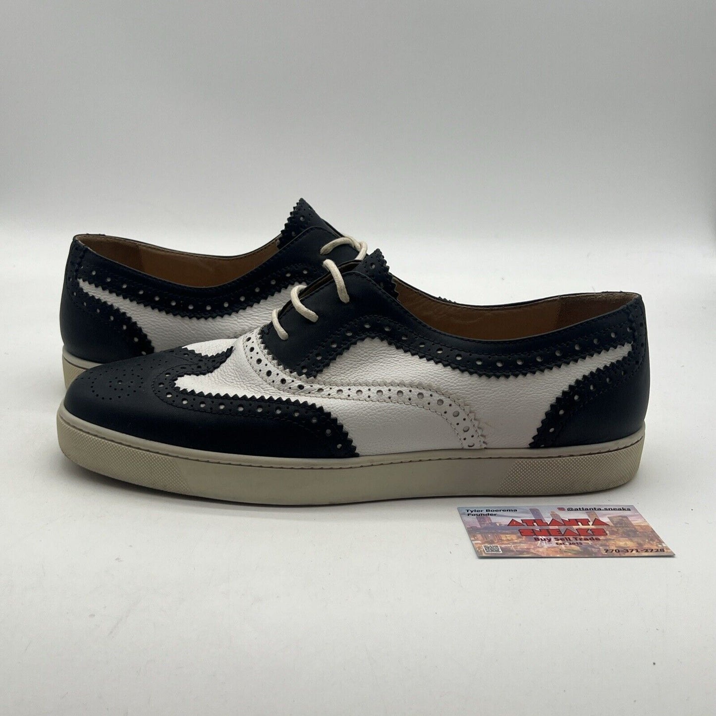 Size 12 - Christian Louboutin Dress Shoes Nvy/Leather