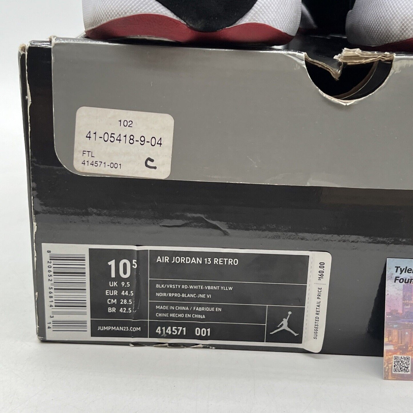 Size 10.5 - Air Jordan 13 Retro 2011 Playoff (414571-001)