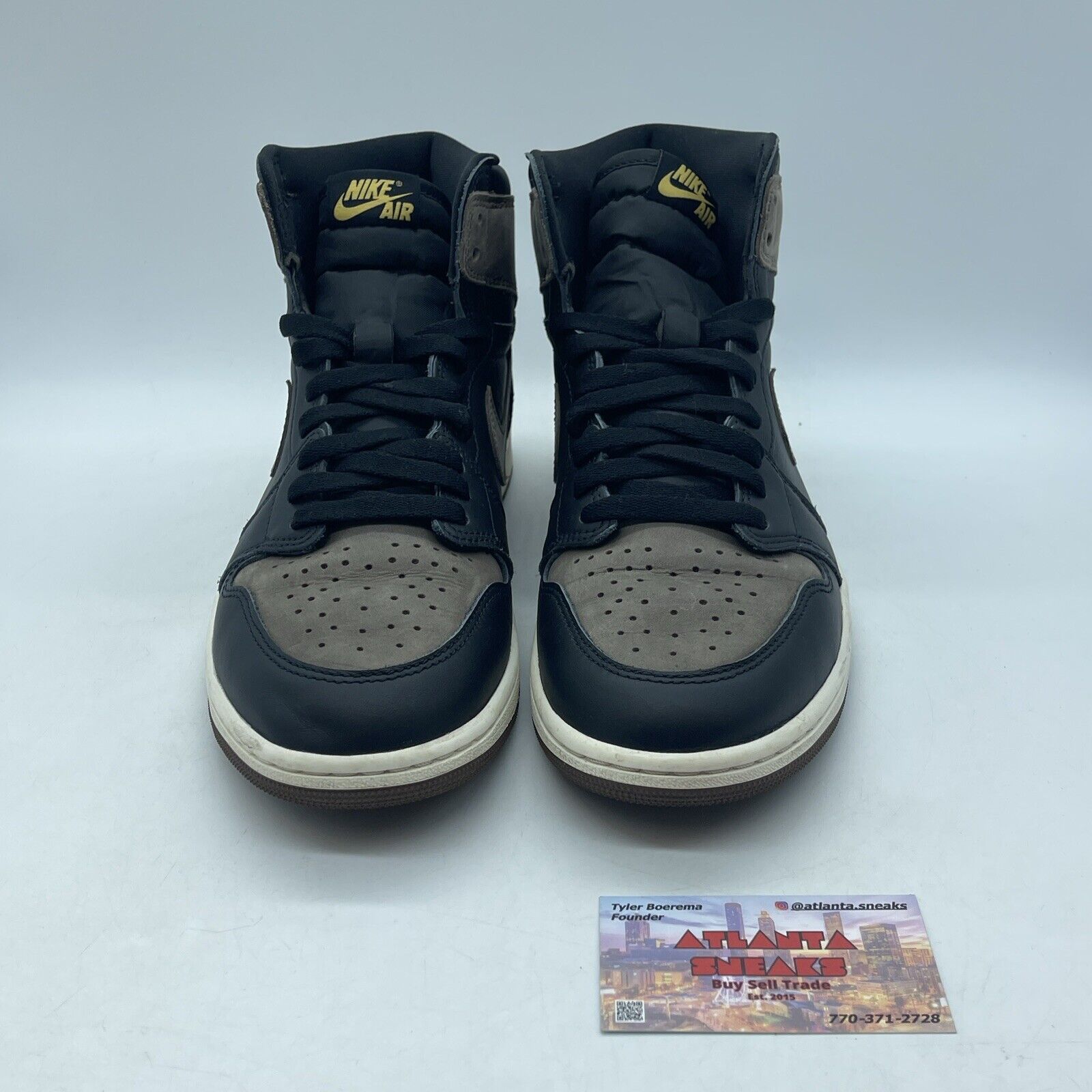 Size 10 - Jordan 1 Retro OG High Palomino White Black Brown Suede (DZ5485-020)