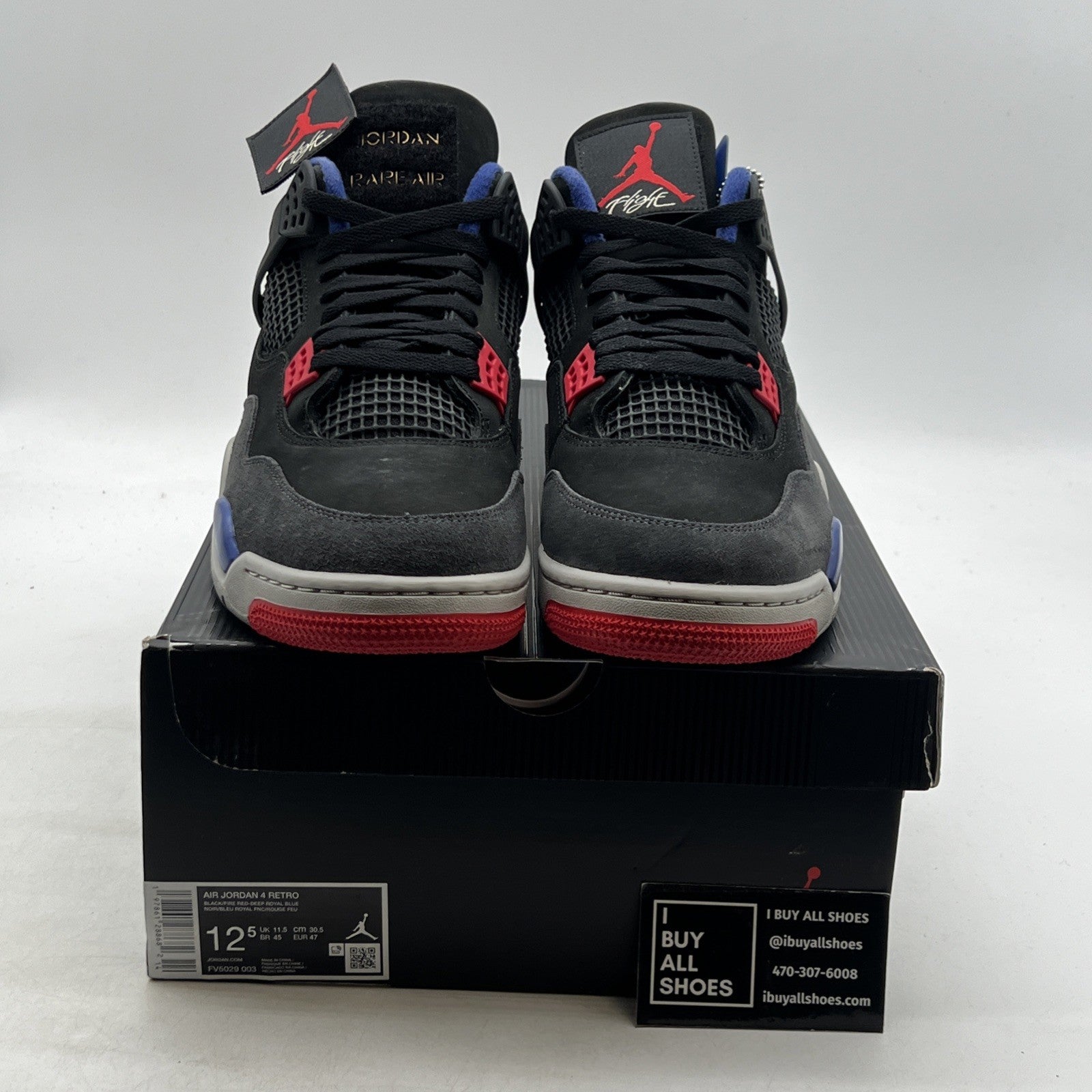Size 12.5 - Air Jordan 4 Retro Rare Air - Gold Lettering (FV5029-003)