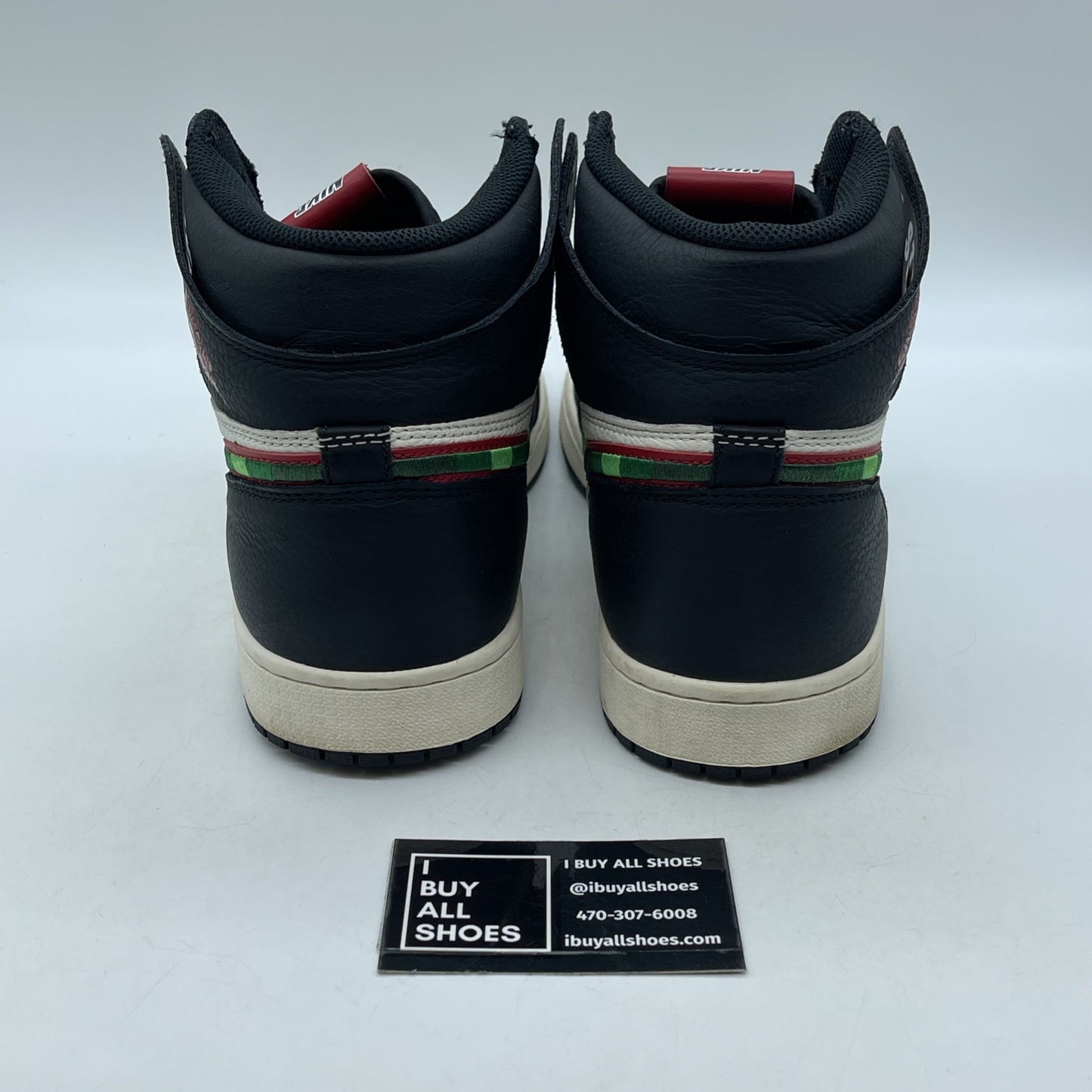 Size 12 - Air Jordan 1 Retro OG High A Star Is Born Leather Black (555088-015)