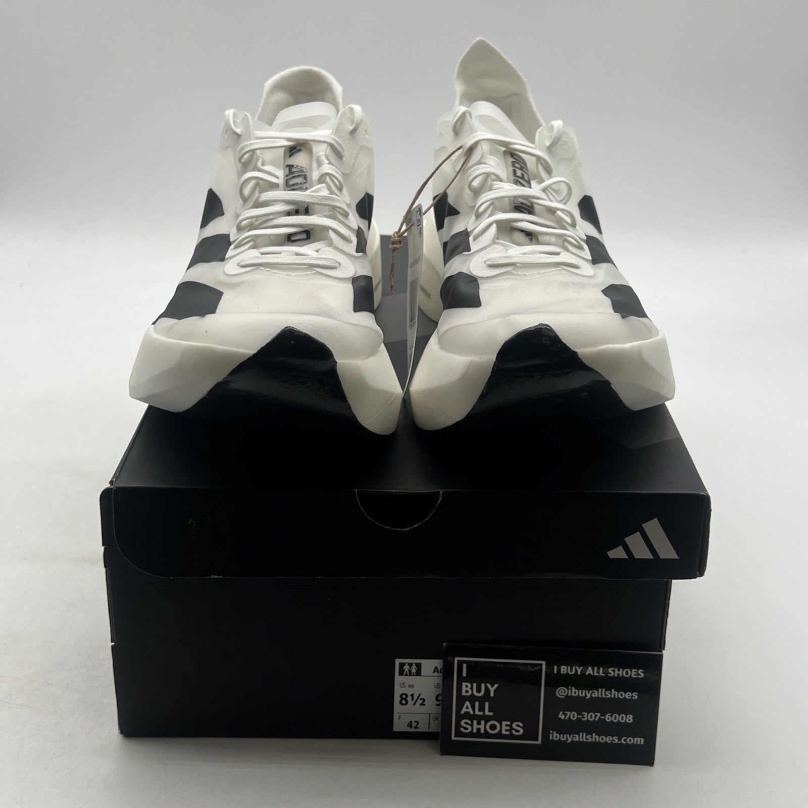 Size 8.5 - adidas Adizero Adios Pro Evo 1 White Black (IH5564)