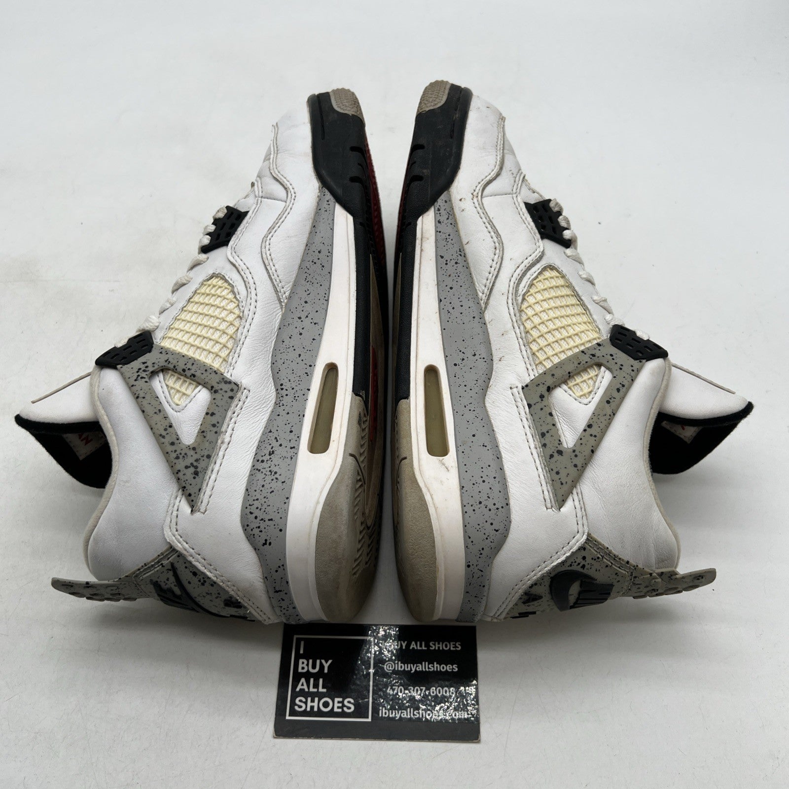 Size 9 - Air Jordan 4 Retro OG Mid White Cement (840606-192)