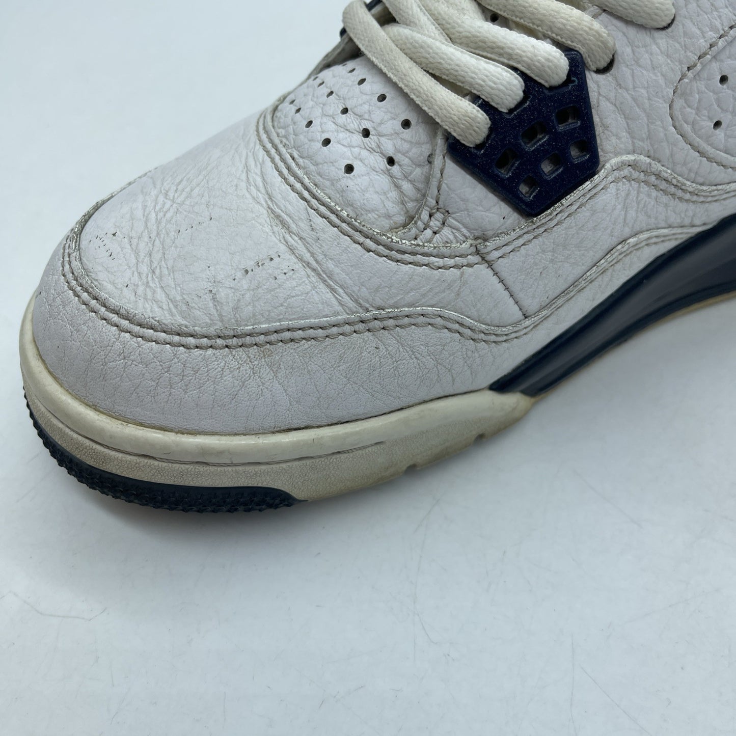 Size 8.5 - Air Jordan 4 Retro LS Columbia White Blue Leather (314254-107)