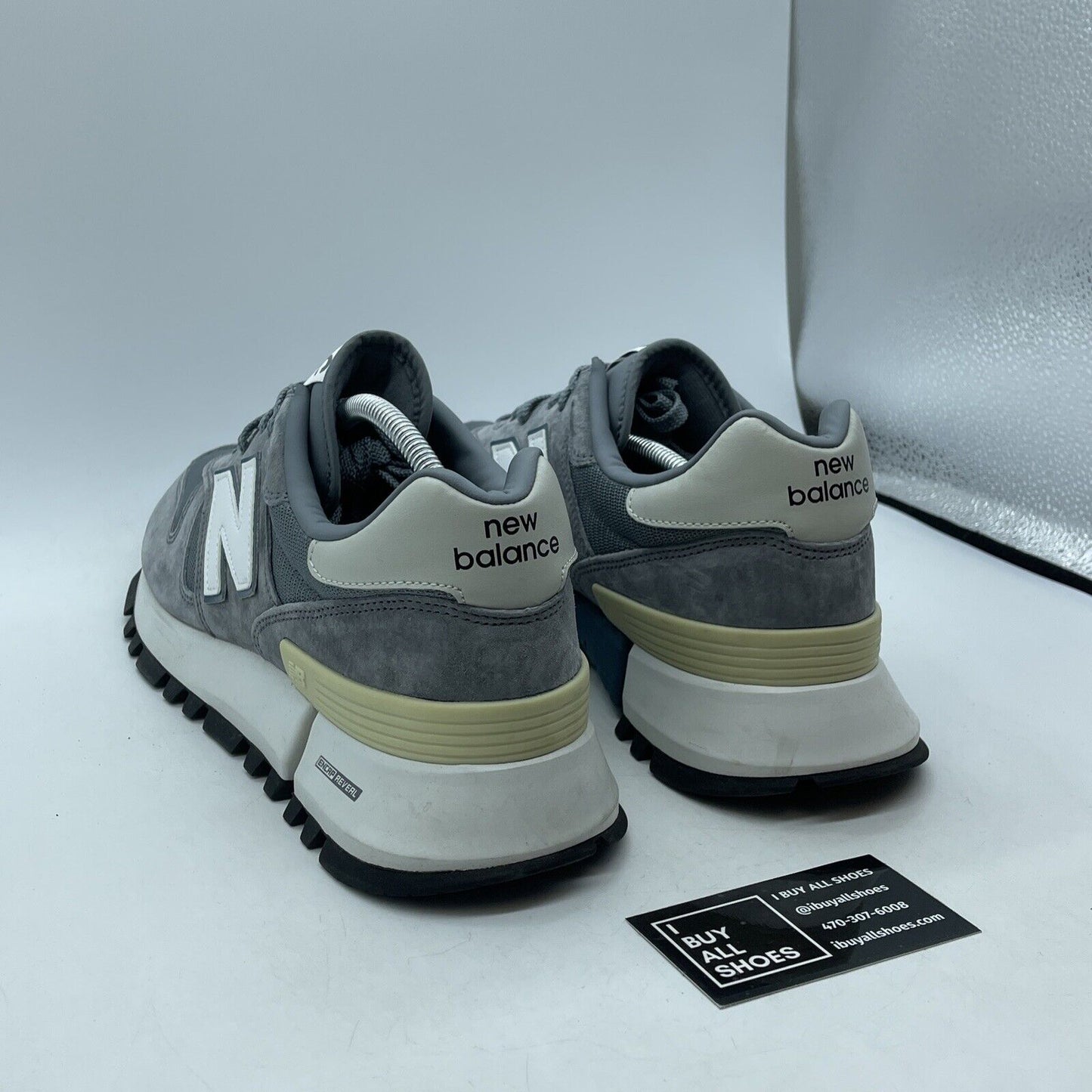 Size 13 - New Balance 1300 Grey Black Blue White Sede Leather (MS1300GG)