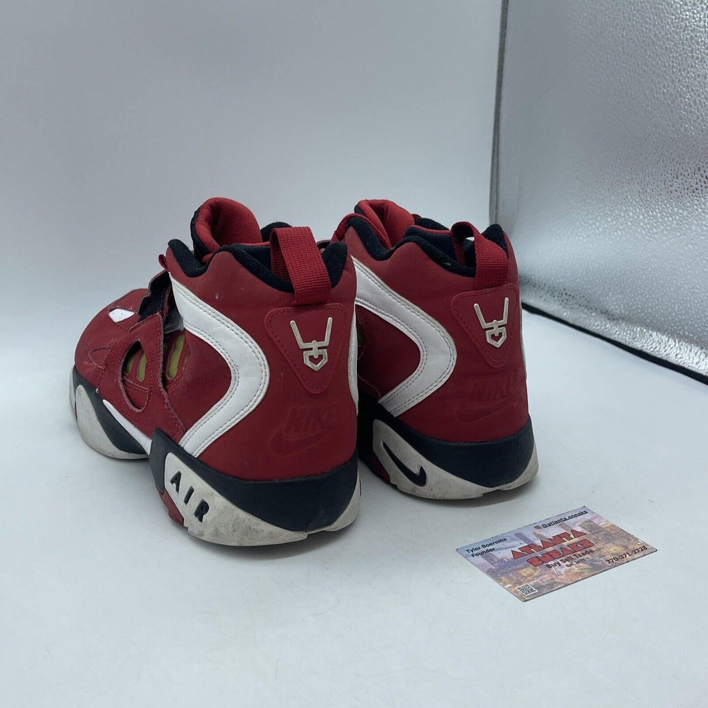 Size 12 - Nike Air Diamond Turf 2 2012 Red Gold White Black Suede (487658-610)