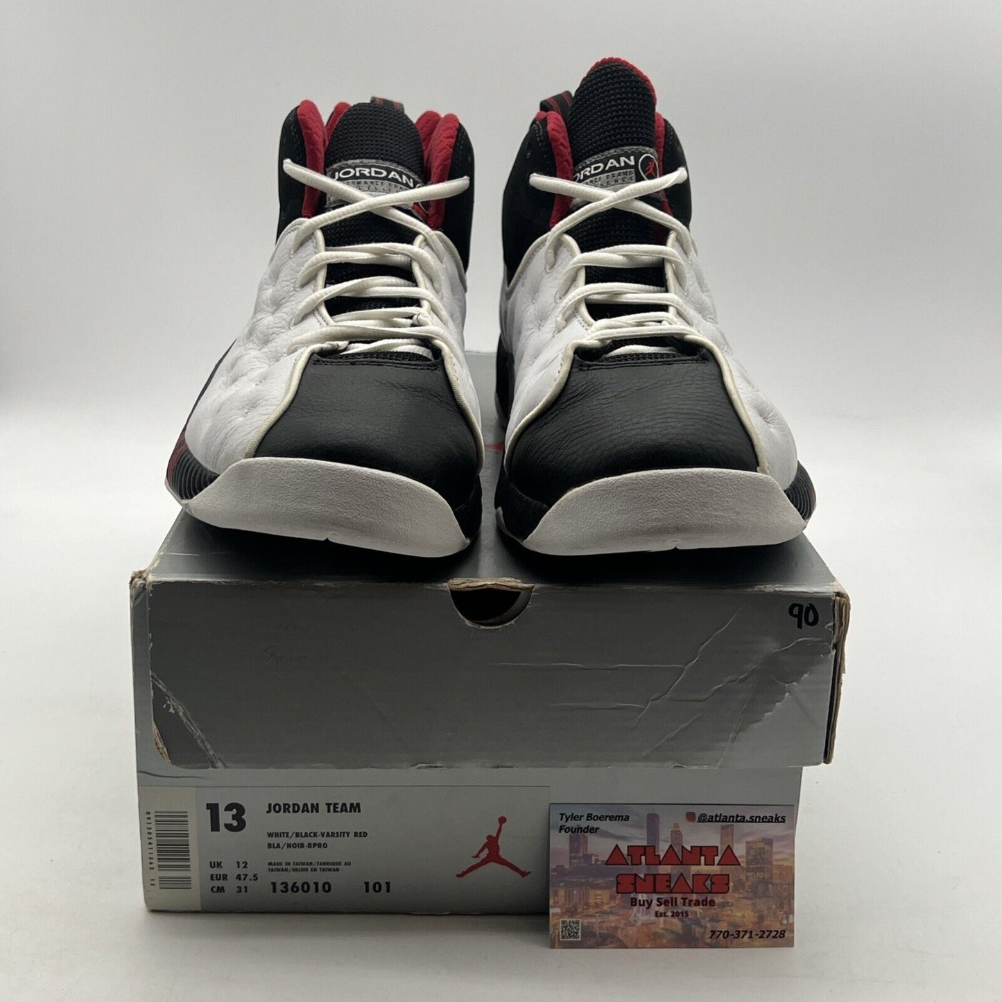 Size 13 - Jordan Team Black -(136010-101)