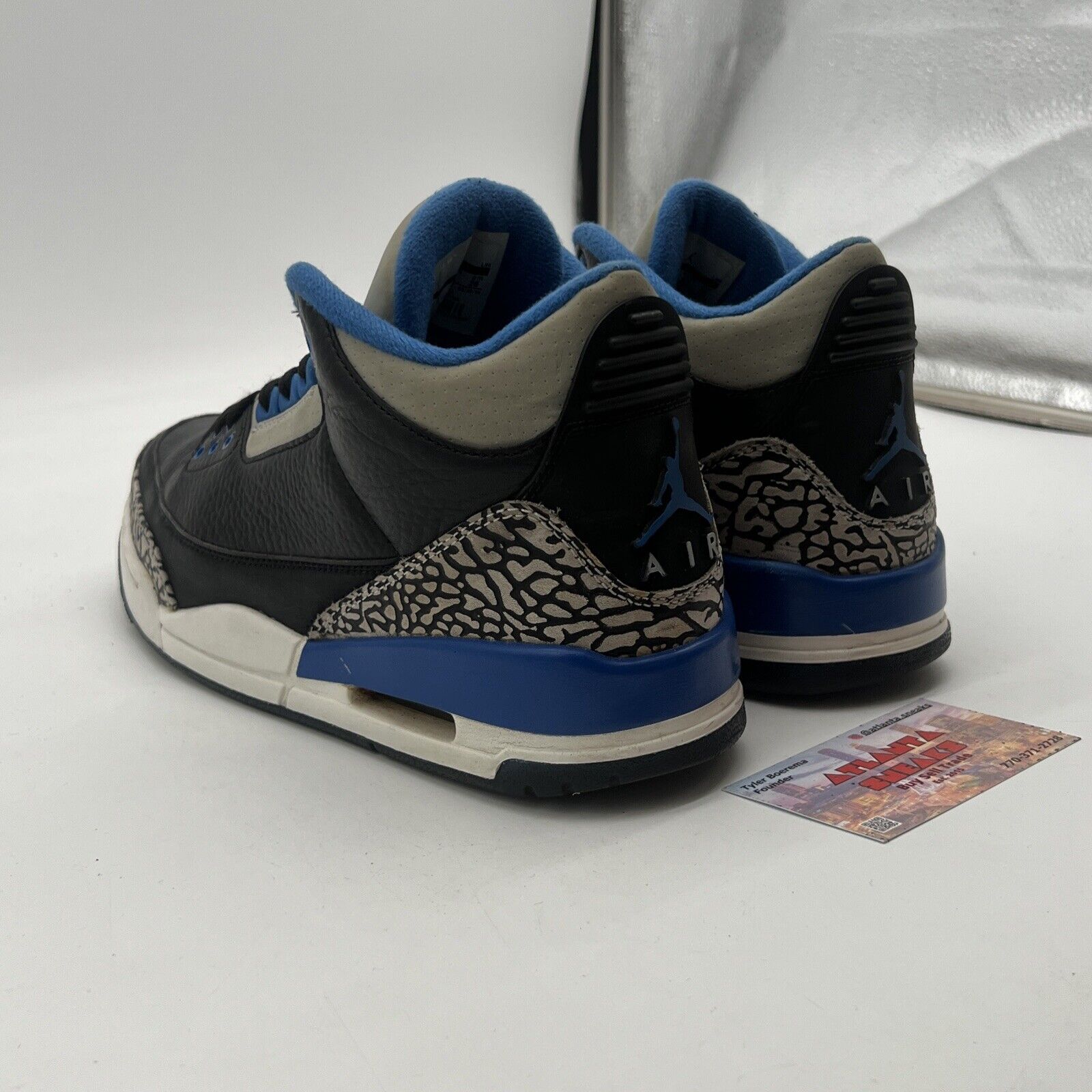 Size 8 - Air Jordan 3 Retro Sport Blue (136064-007)