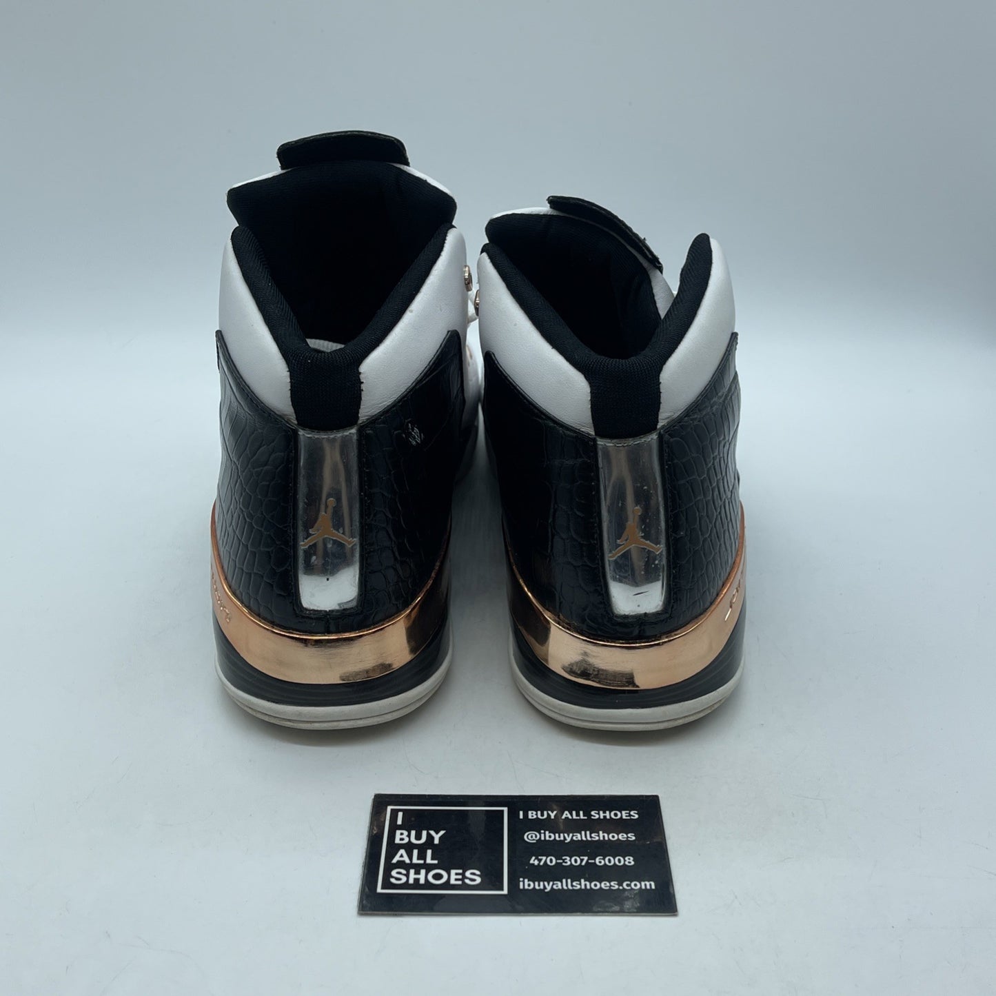 Size 9 - Air Jordan 17+ Retro 2016 Copper Black White Leather (832816-122)