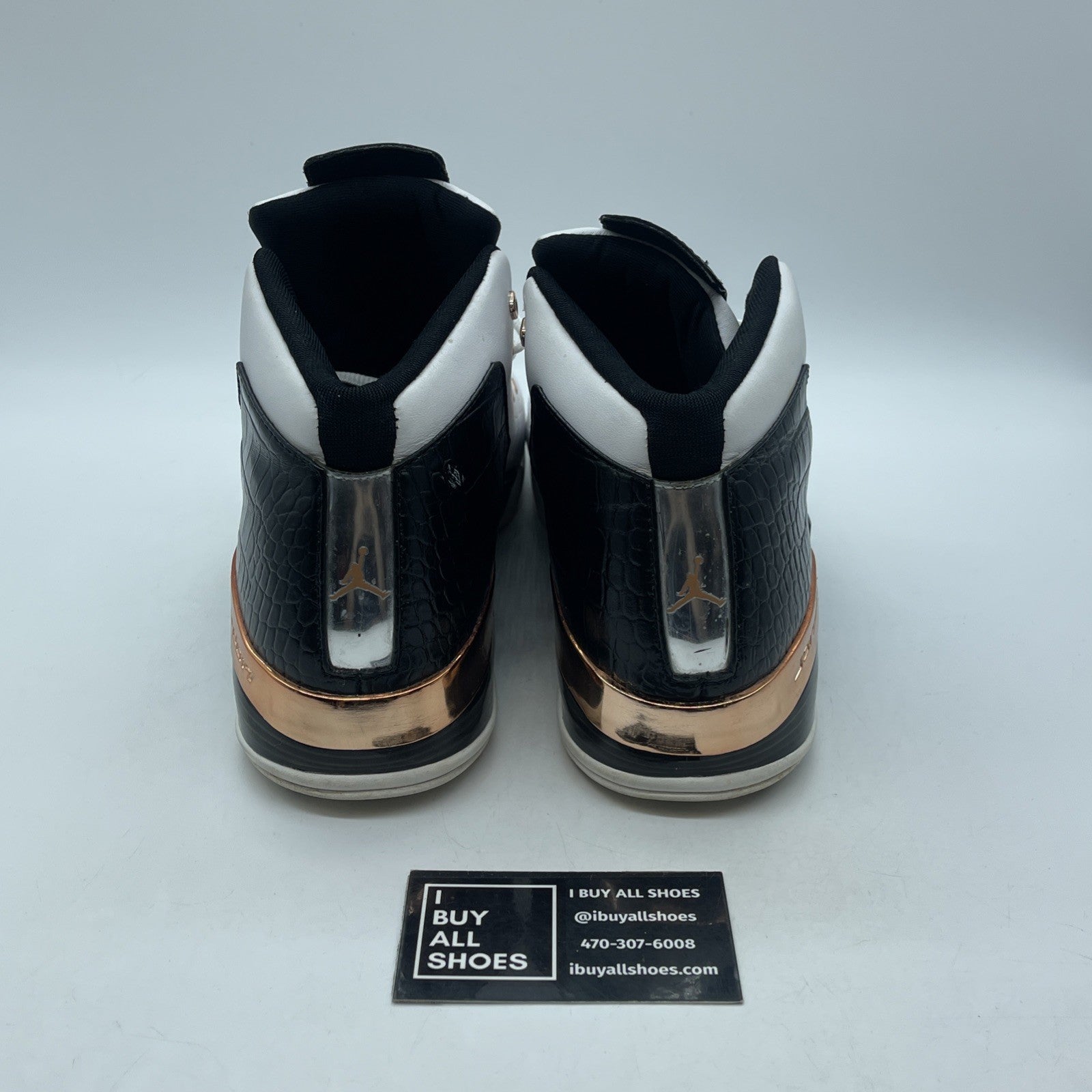 Size 9 - Air Jordan 17+ Retro 2016 Copper Black White Leather (832816-122)