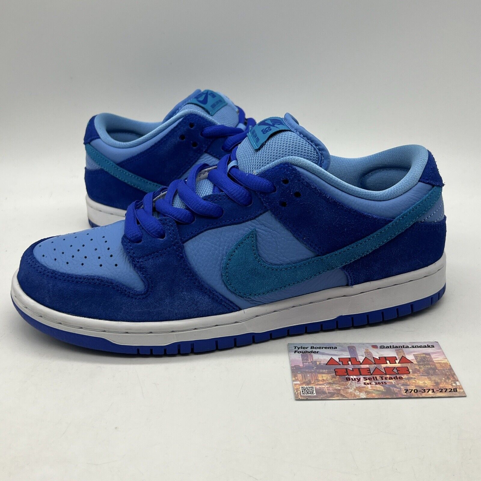 Size 8 - Nike Dunk Low Pro SB Fruity Pack - Blue Raspberry White (DM0807-400)