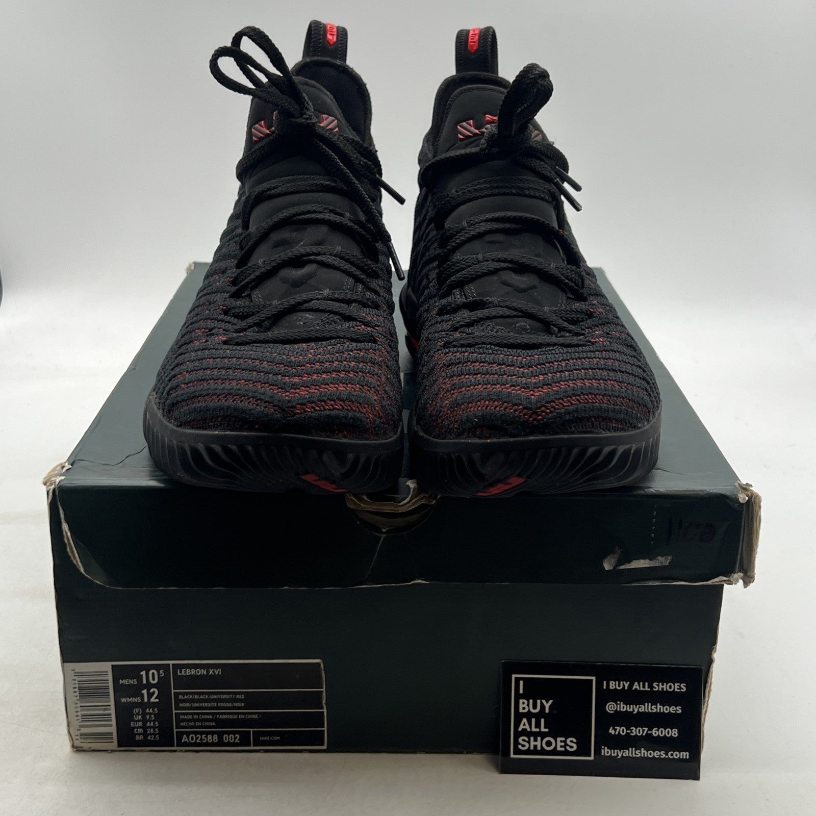 Size 10.5 - Nike LeBron 16 Fresh Bred (AO2588-002)