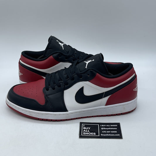 Size 11 - Air Jordan 1 Low Bred Toe (553558-612)