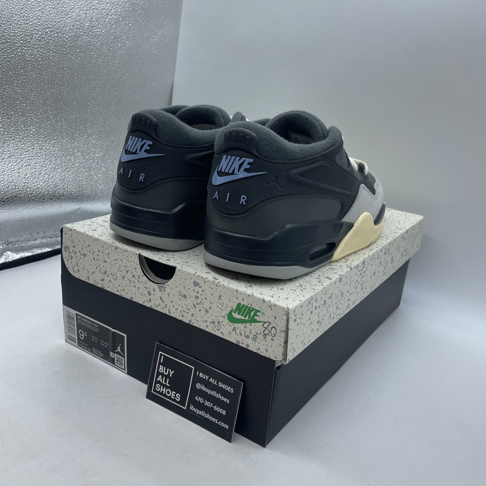 Size 9.5 - Air Jordan 4 RM Iron Grey (FQ7939-002)