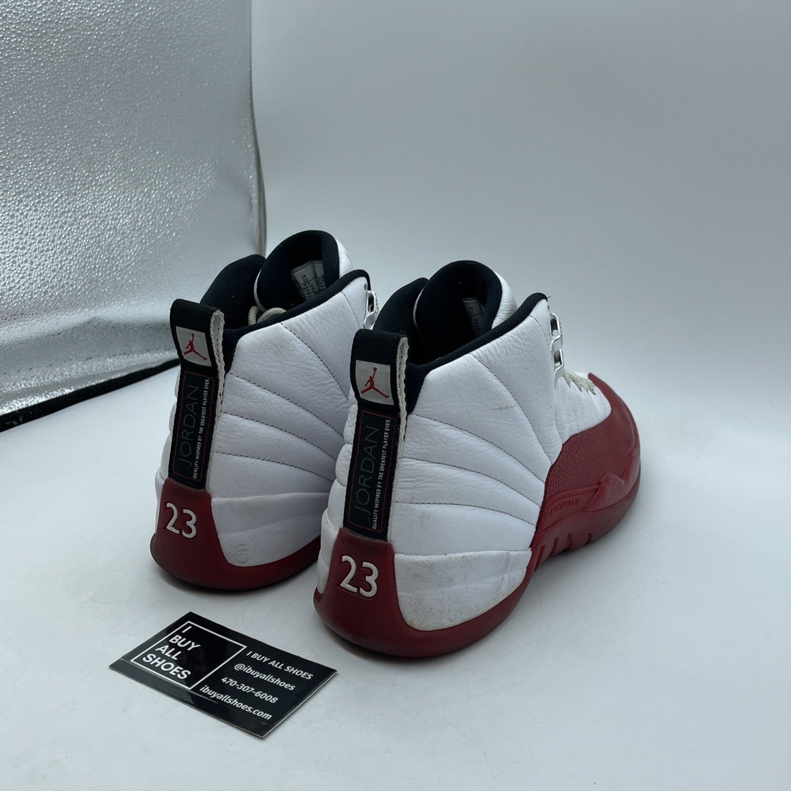 Size 10 - Jordan 12 Retro 2023 Mid Cherry Red White Black Leather (CT8013-116)