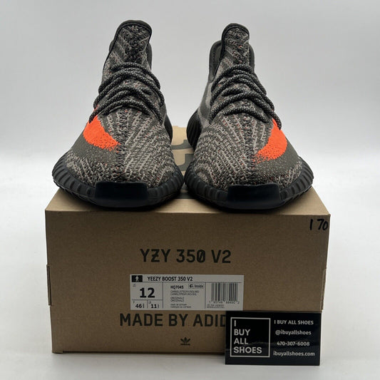 Size 12 - Adidas Yeezy Boost 350 V2 Low Carbon Beluga (HQ7045)