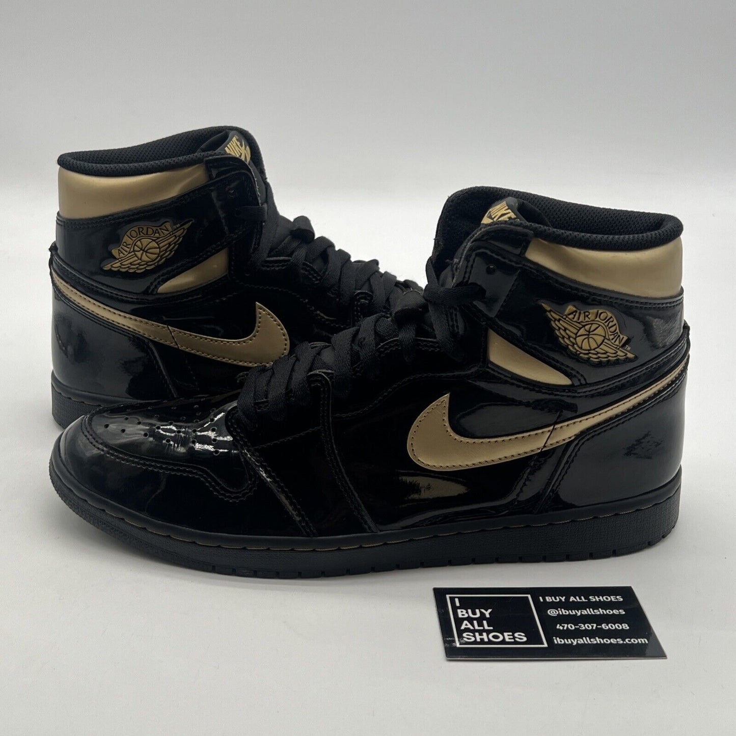 Size 11.5 - Air Jordan 1 Black 2020 (555088-032)