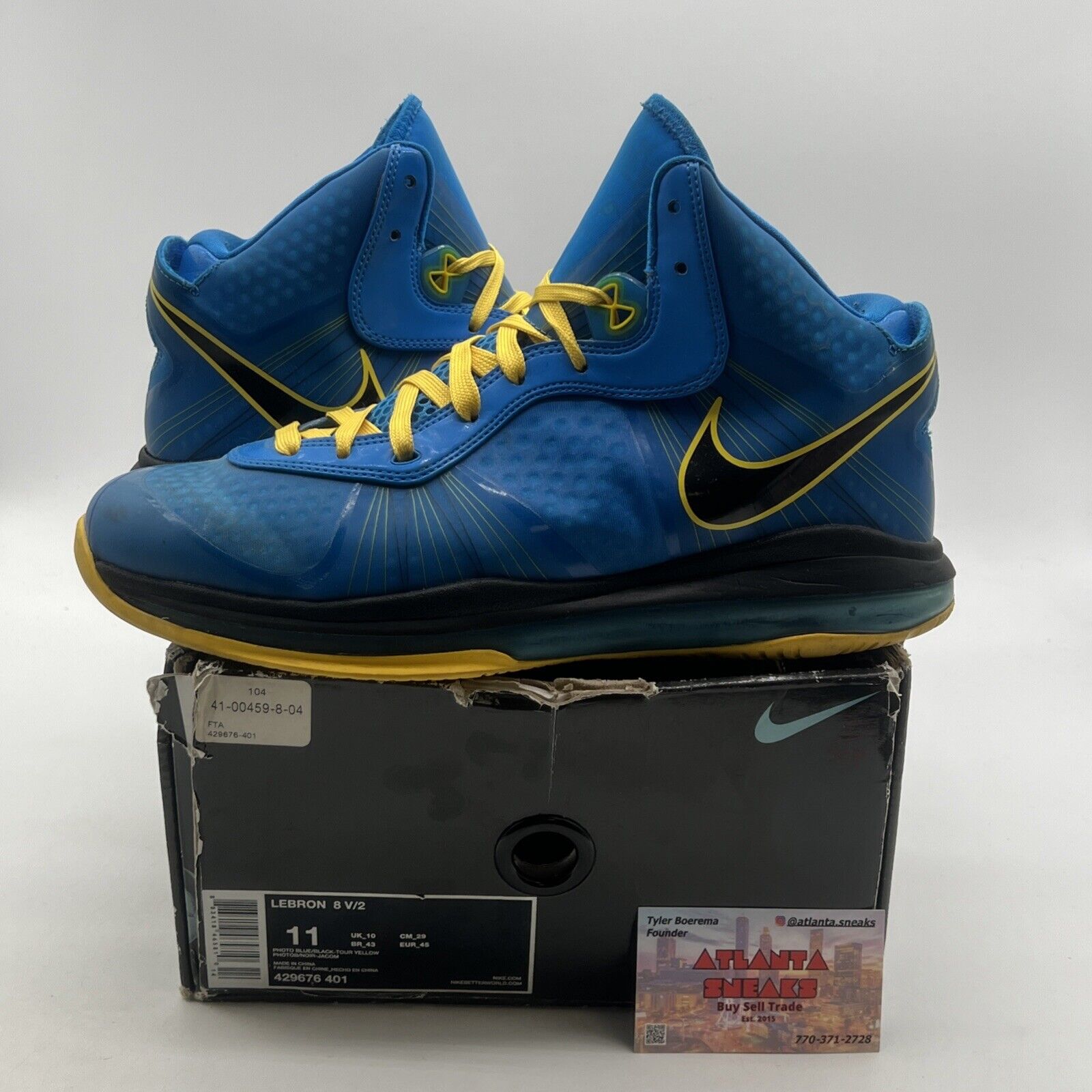 Size 11 - Nike LeBron 8 V/2 Entourage (429678-401)