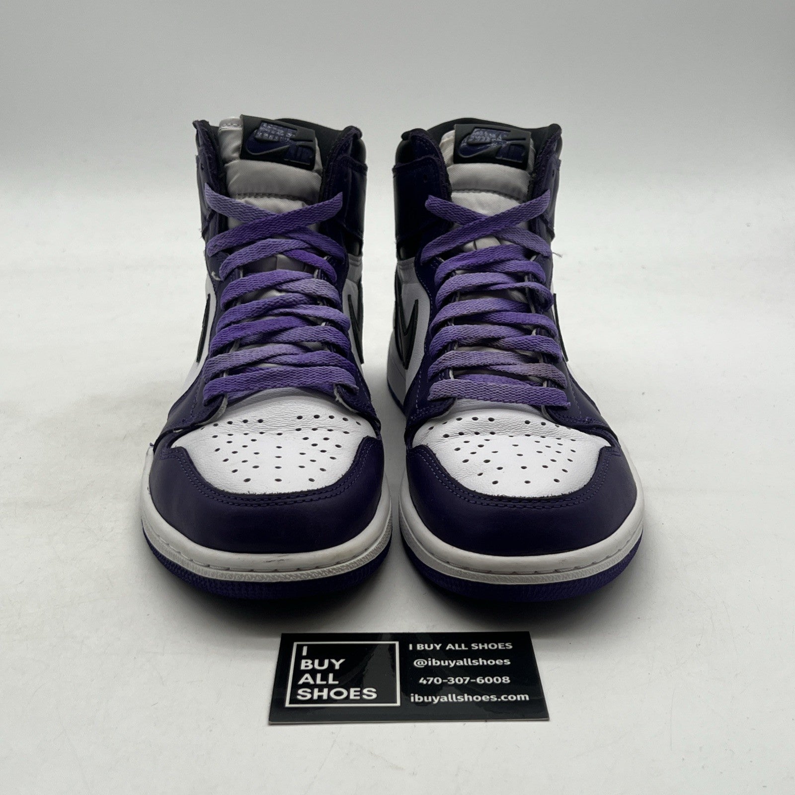 Size 8 - Air Jordan 1 Retro OG High Court Purple 2.0 (555088-500)