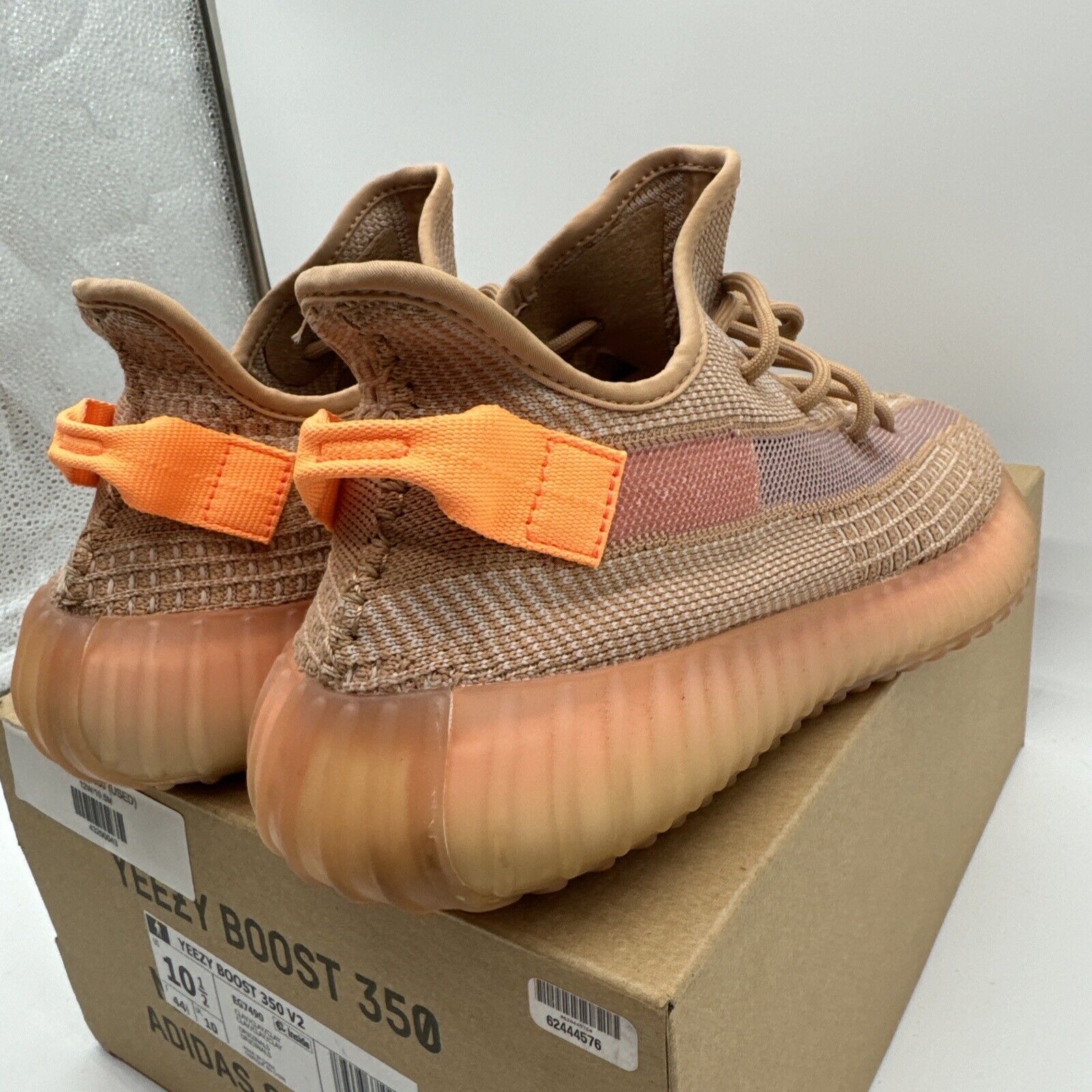 Size 10.5 - adidas Yeezy Boost 350 V2 Clay 2019 Orange Icy Soles Creamsicle