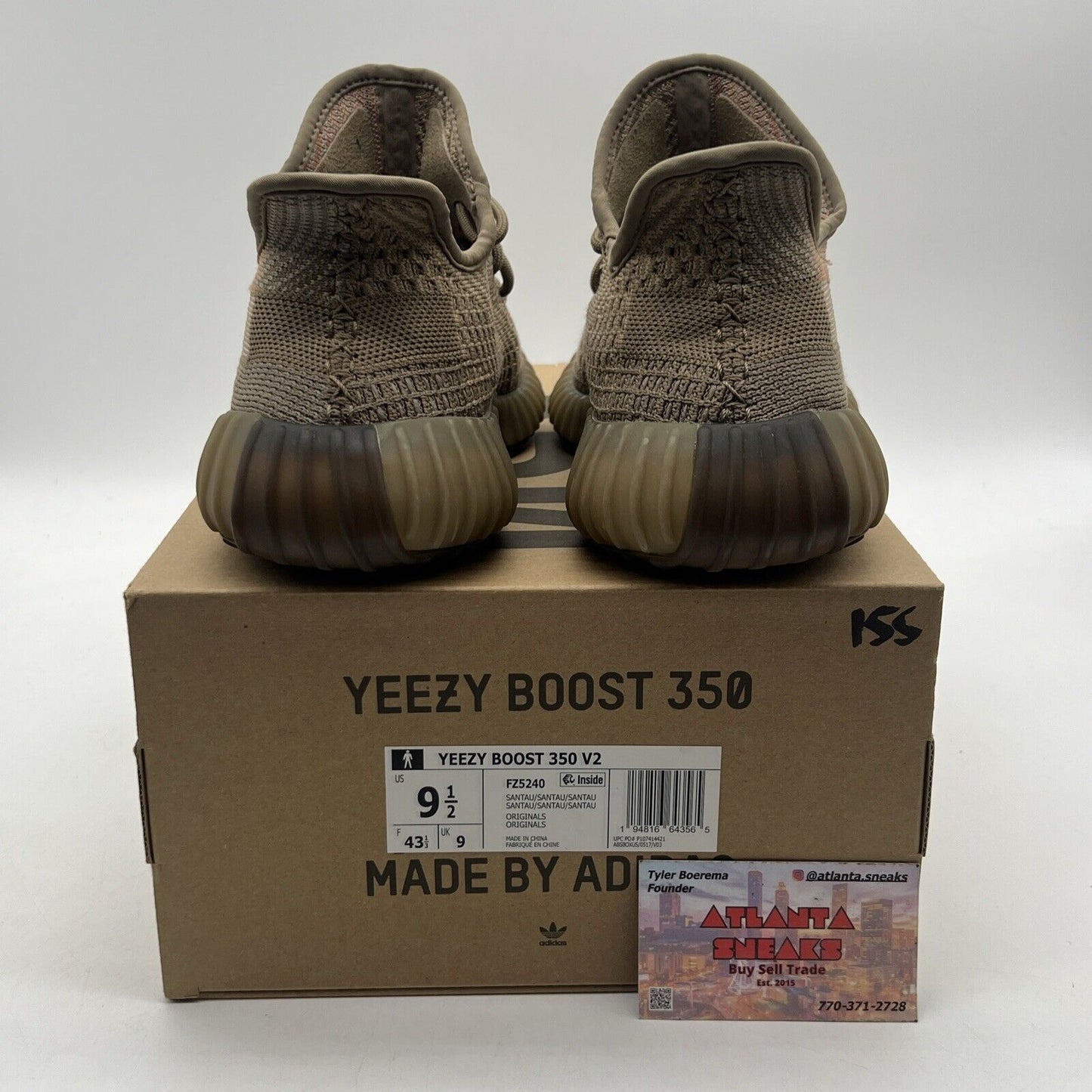 Size 9.5 - Yeezy Boost 350 V2 Sand Taupe(FZ5240)