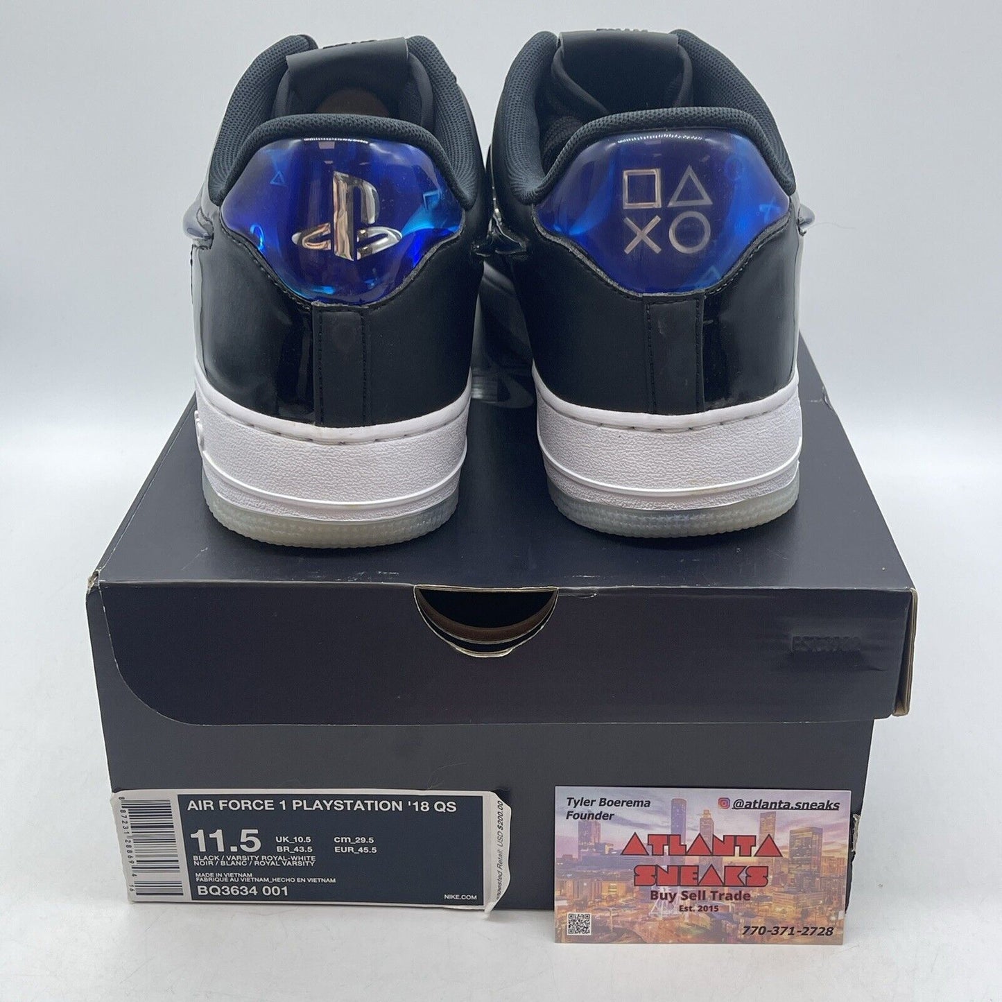 Size 11.5 - Nike Playstation x Air Force 1 '18 QS Low Playstation (BQ3634-001)