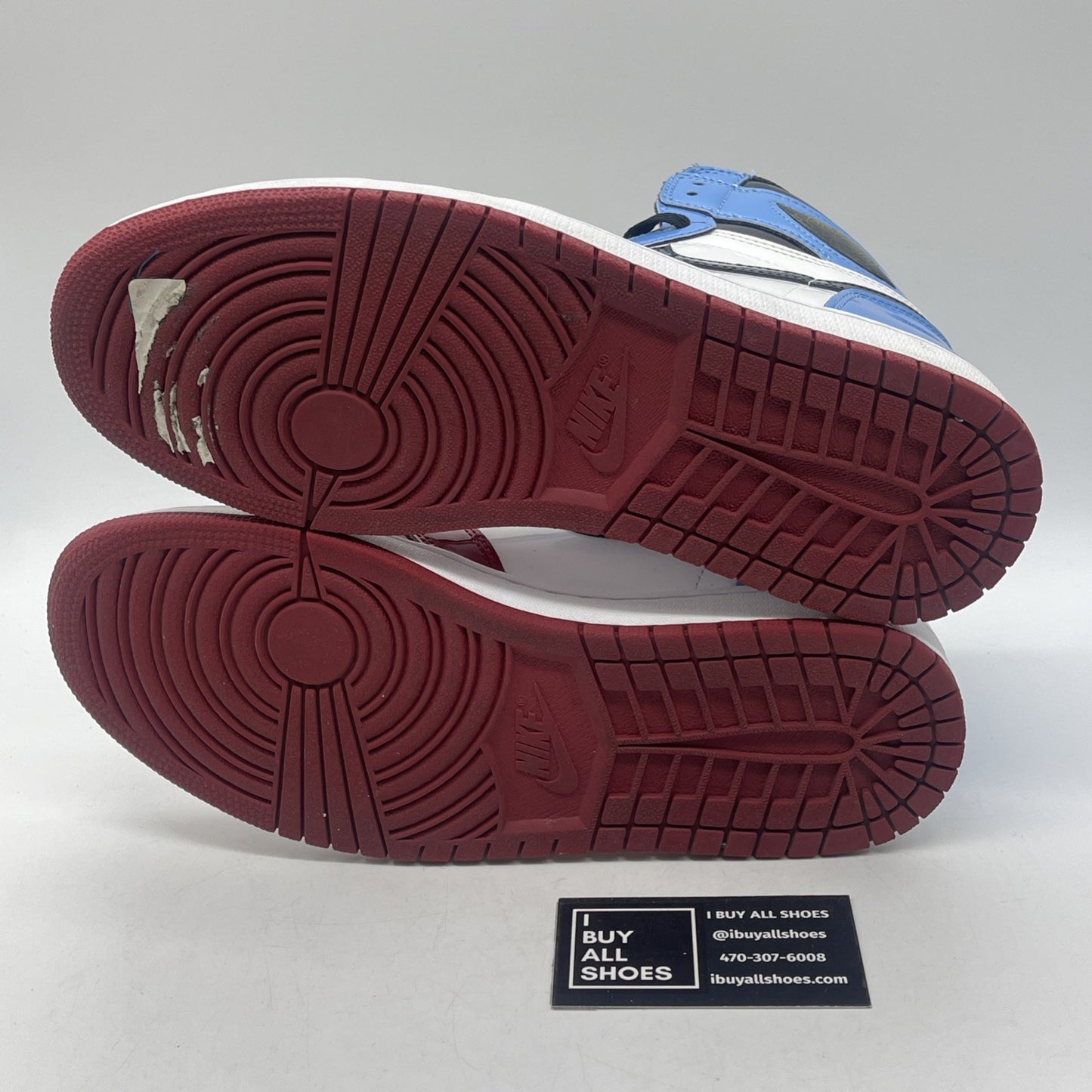 Size 9.5 - Jordan 1 Retro OG High Fearless Blue Red Leather (CK5666-100)