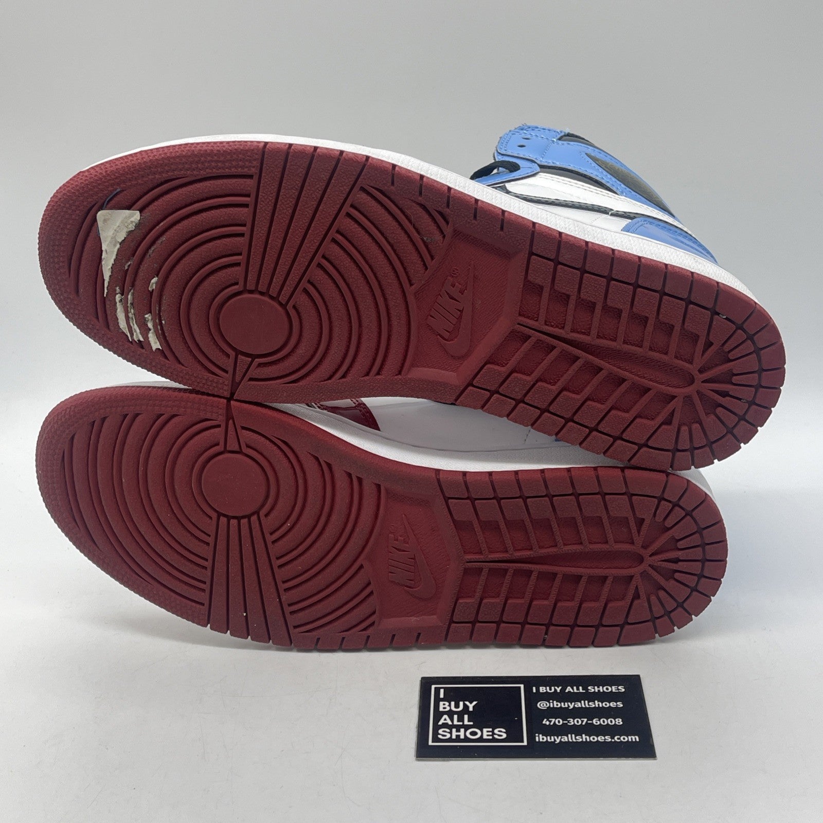 Size 9.5 - Jordan 1 Retro OG High Fearless Blue Red Leather (CK5666-100)