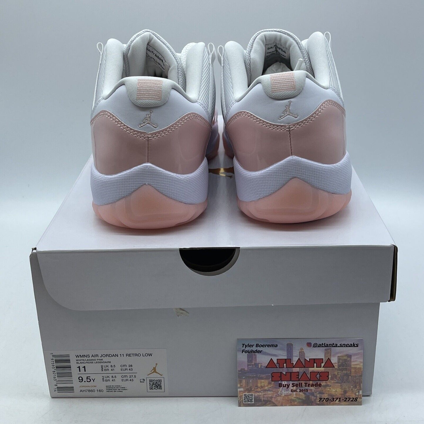 Size 11W - Air Jordan 11 Retro Low Legend Pink White Leather (AH7860-160)