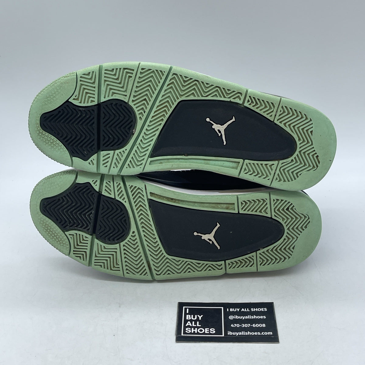 Size 8.5 - Air Jordan 4 Retro Green Glow 2013 (308497-033)