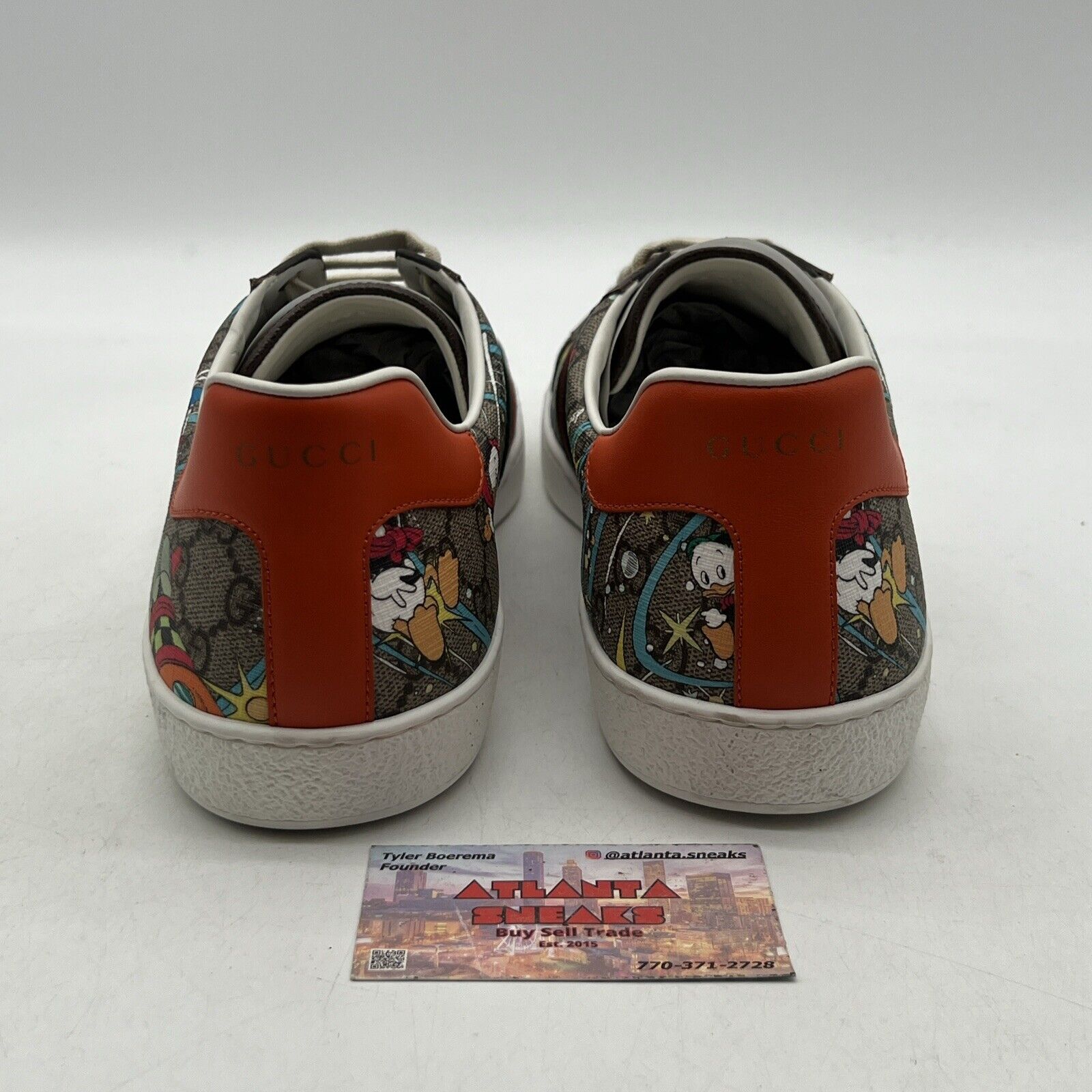 Size 14 - Gucci Disney Collection Donald Duck Huey Dewey & Louie sneakers