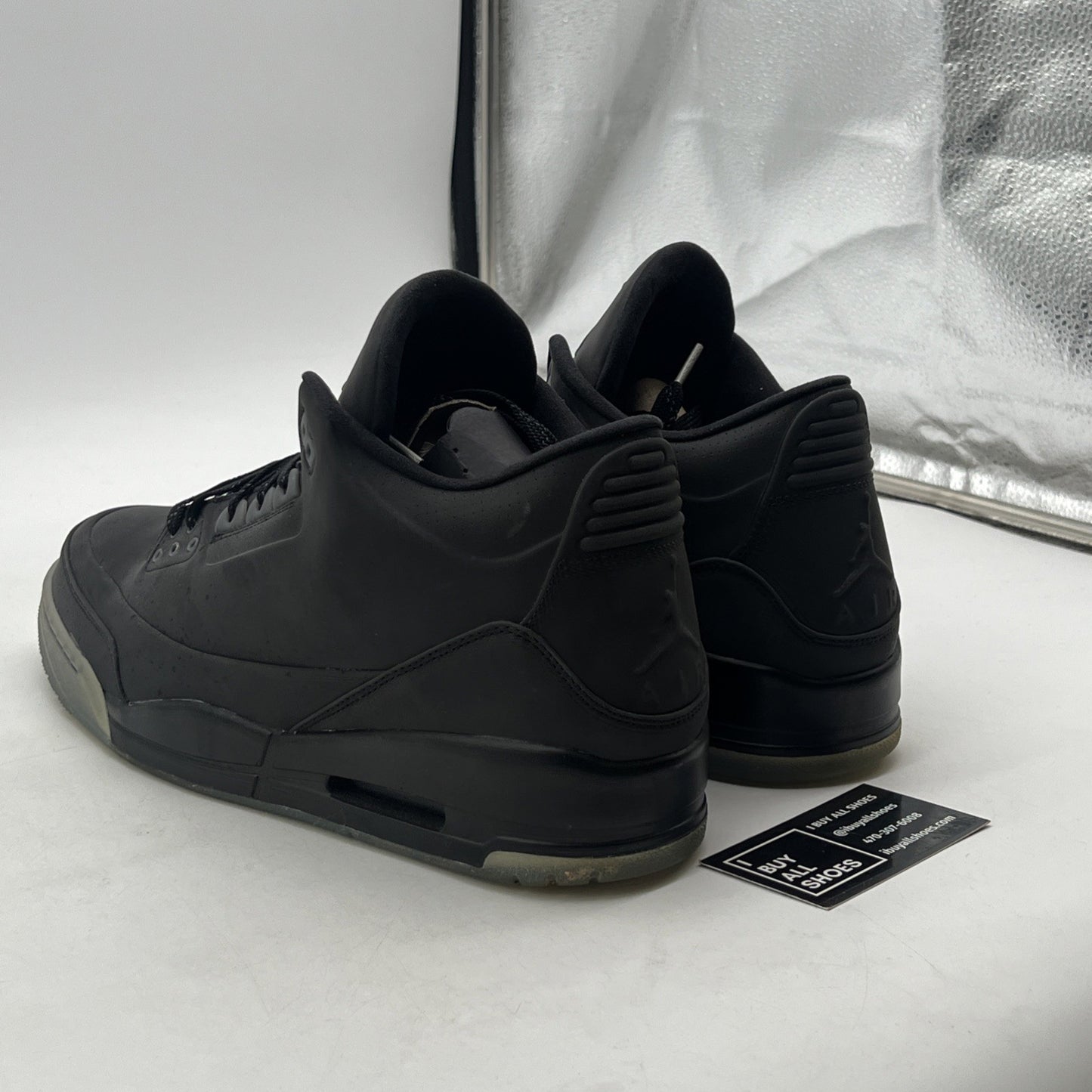 Size 13 - Air Jordan 3 5Lab3 Reflective Black (631603-010)