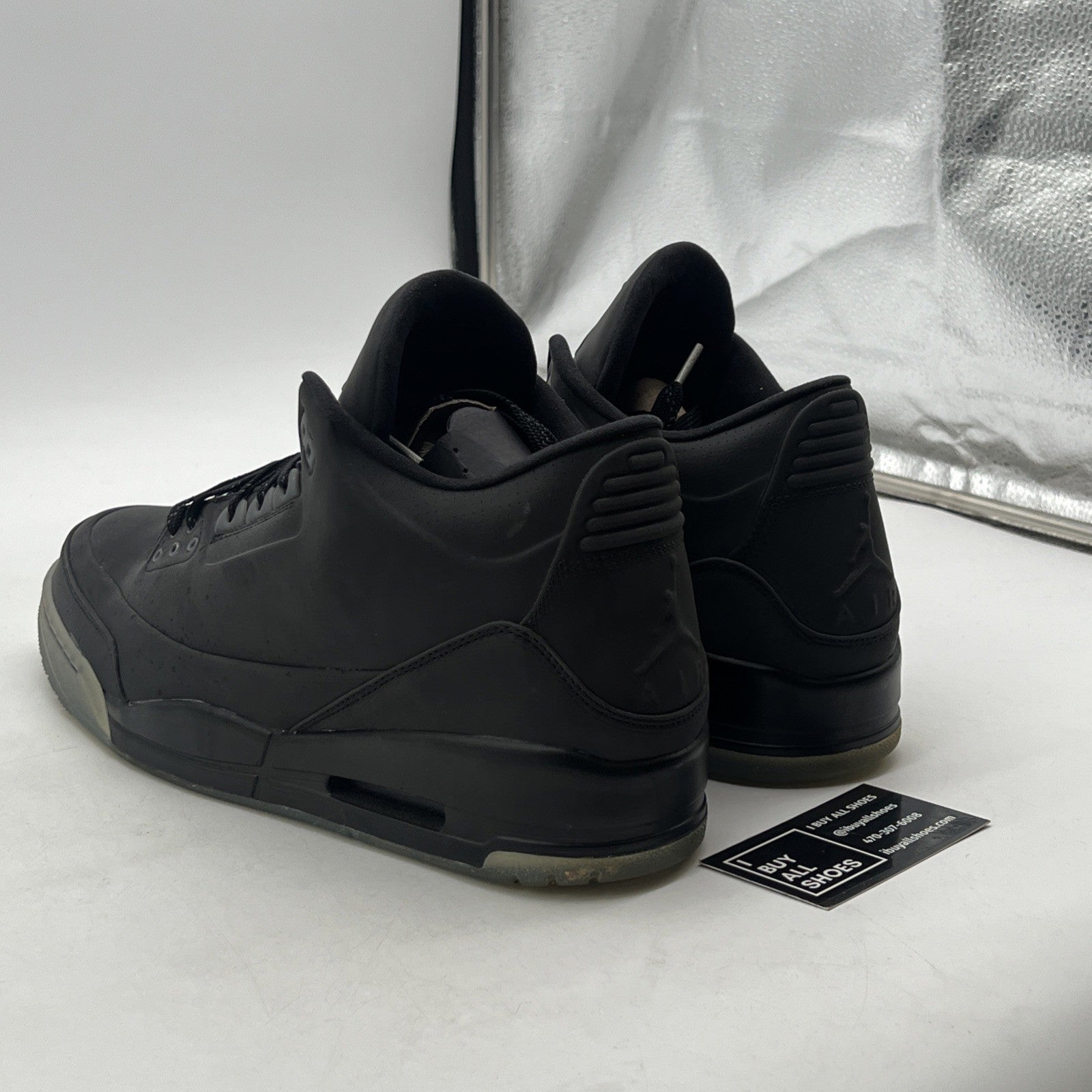 Size 13 - Air Jordan 3 5Lab3 Reflective Black (631603-010)