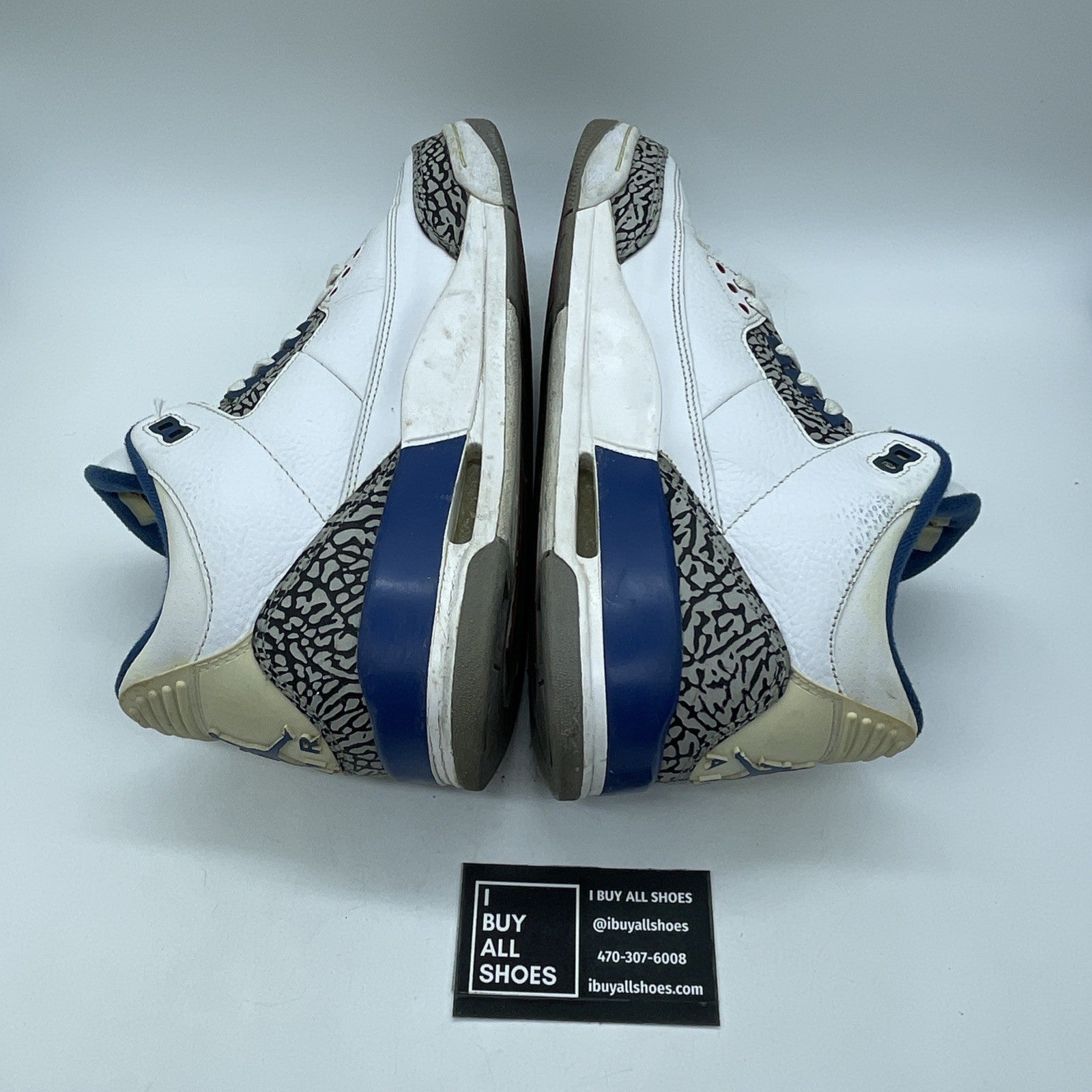 Size 10.5 - Air Jordan 3 Retro 2011 True Blue (136064-104)