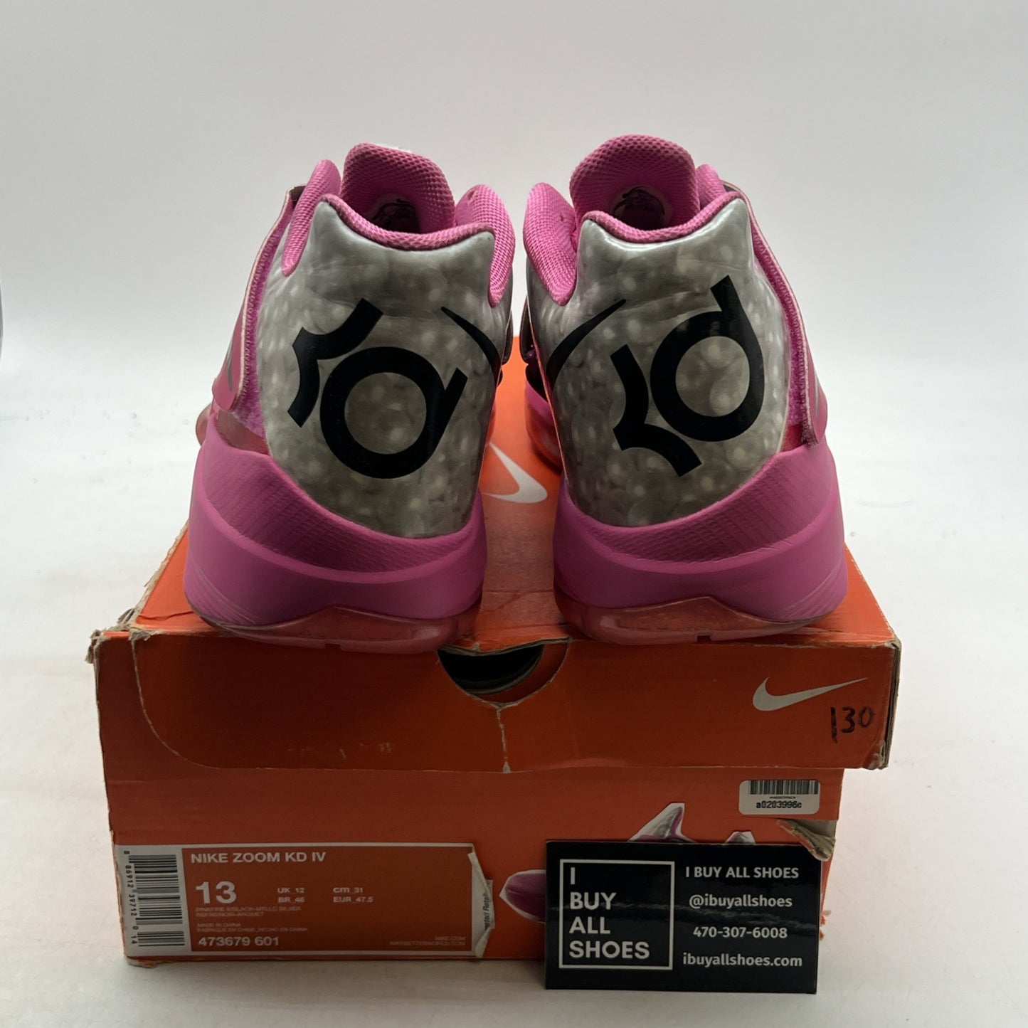 Size 13 - Nike Zoom KD 4 Aunt Pearl (473679-601)