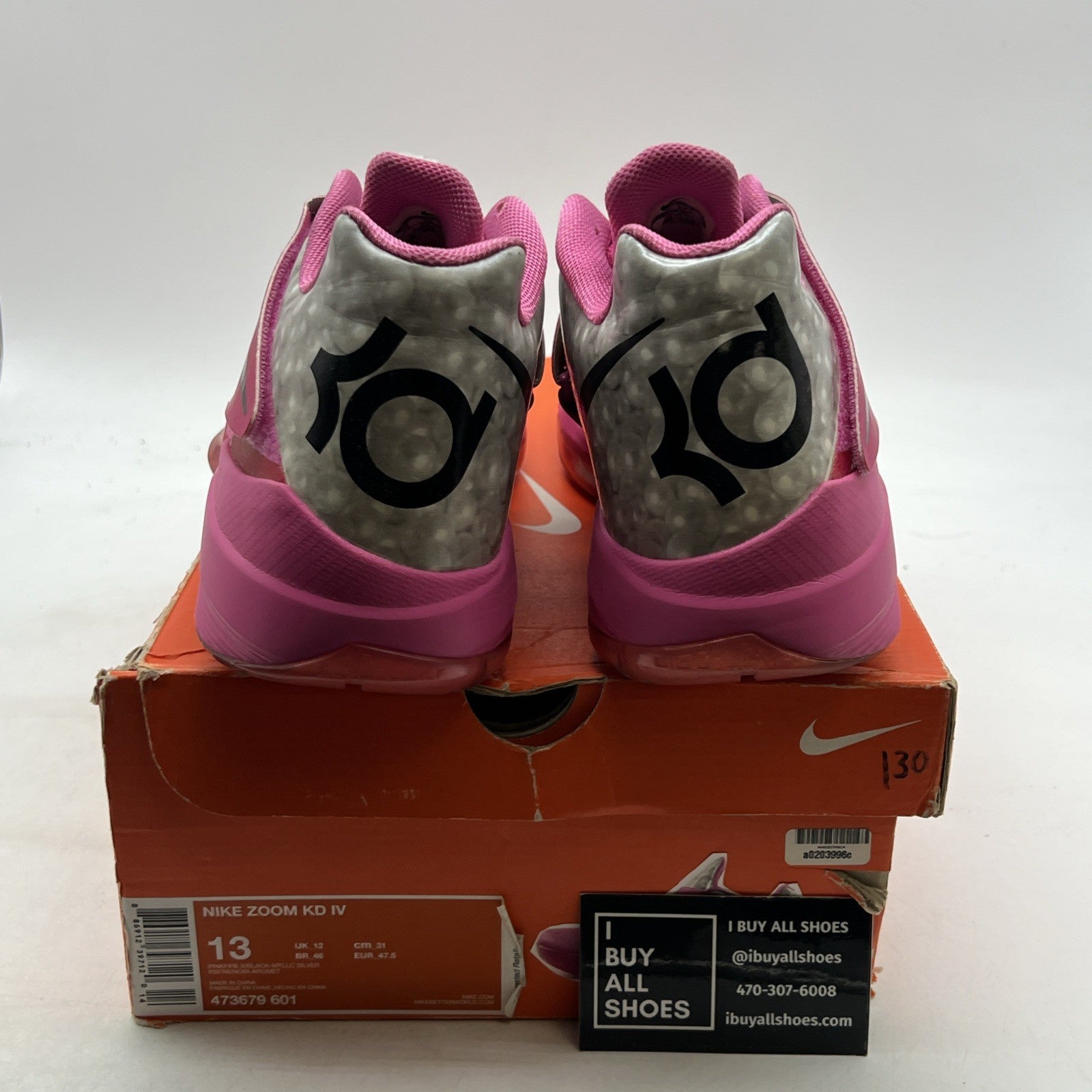 Size 13 - Nike Zoom KD 4 Aunt Pearl (473679-601)