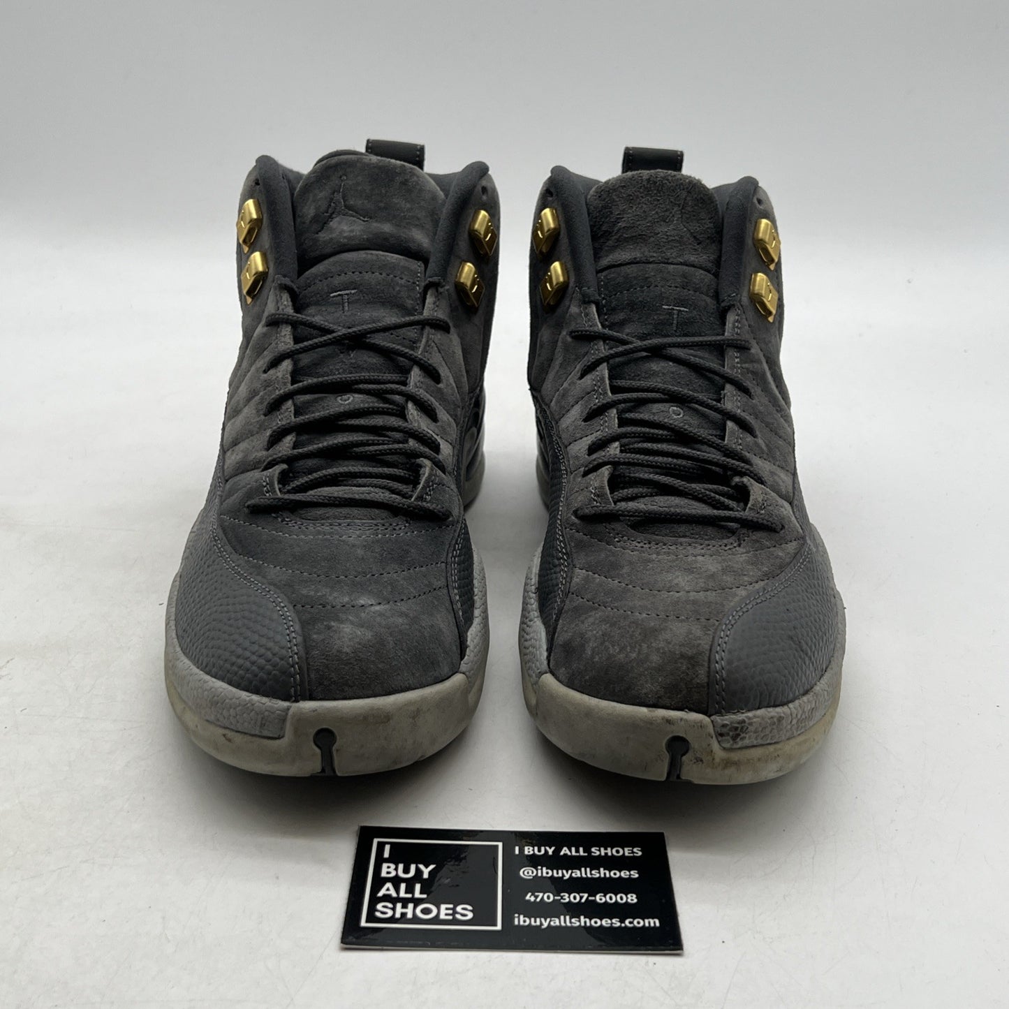 Size 10 - Air Jordan 12 Retro Dark Grey (130690-005)
