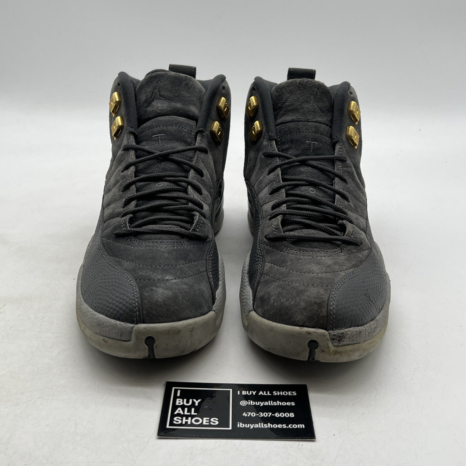 Size 10 - Air Jordan 12 Retro Dark Grey (130690-005)