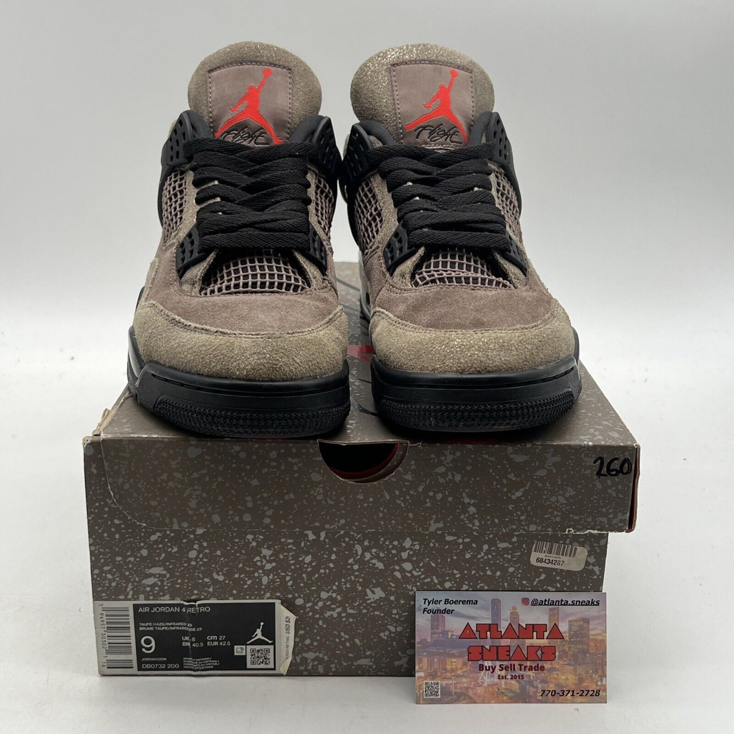 Size 9 - Jordan 4 Retro Mid Taupe Haze (DB0732-200)