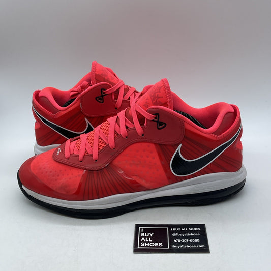 Size 13 - Nike LeBron 8 V/2 Low Solar Red (456849-600)
