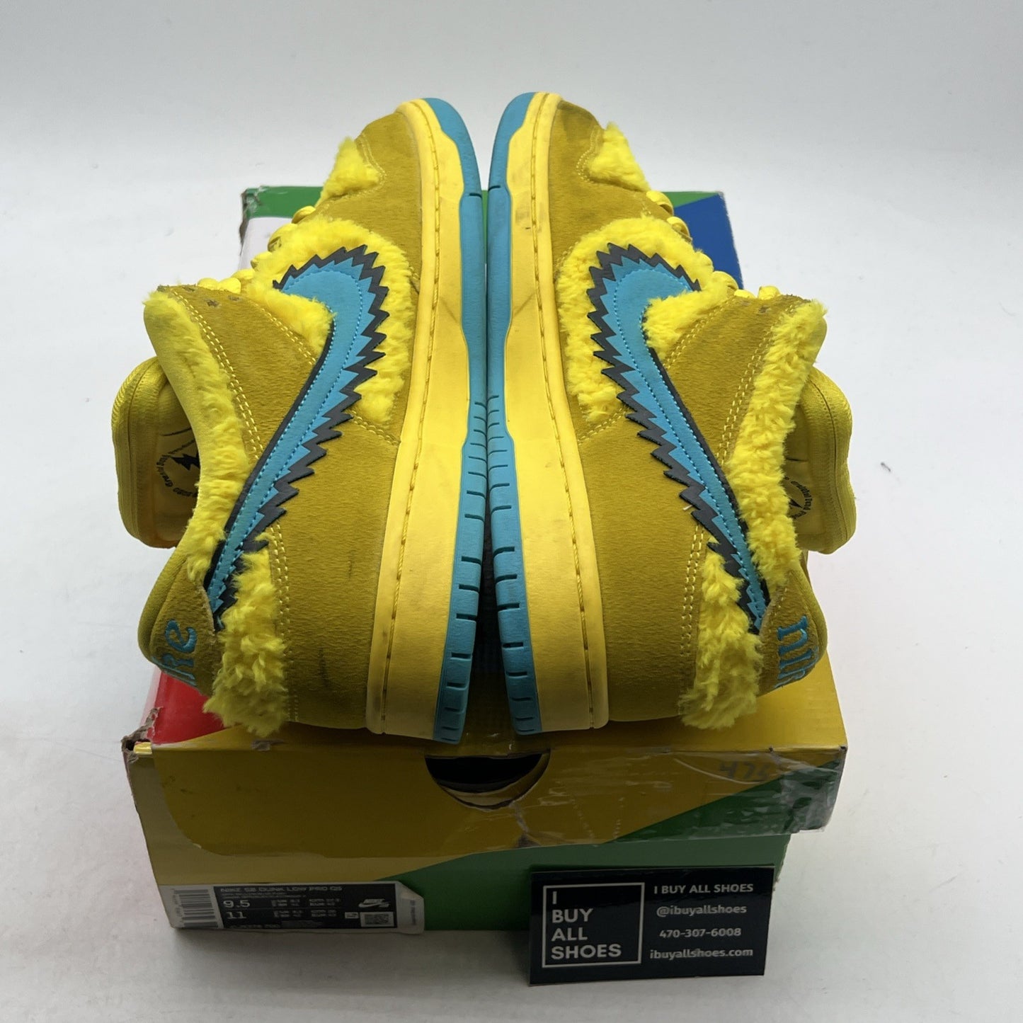 Size 9.5 - Nike Dunk Low SB x Grateful Dead Yellow Bear (CJ5378-700)