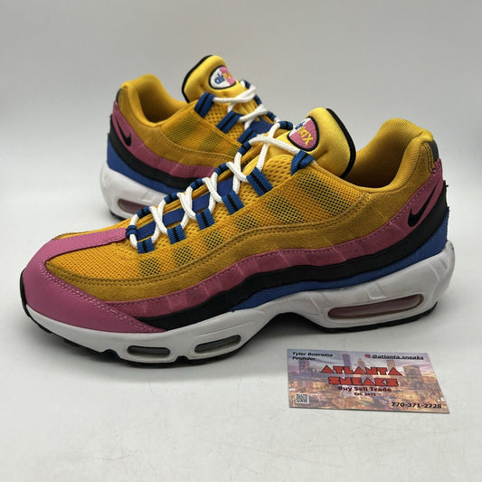 Size 10 - Nike Air Max 95 ACG - Blue Black White Pink Suede Leather (CZ9170-700)