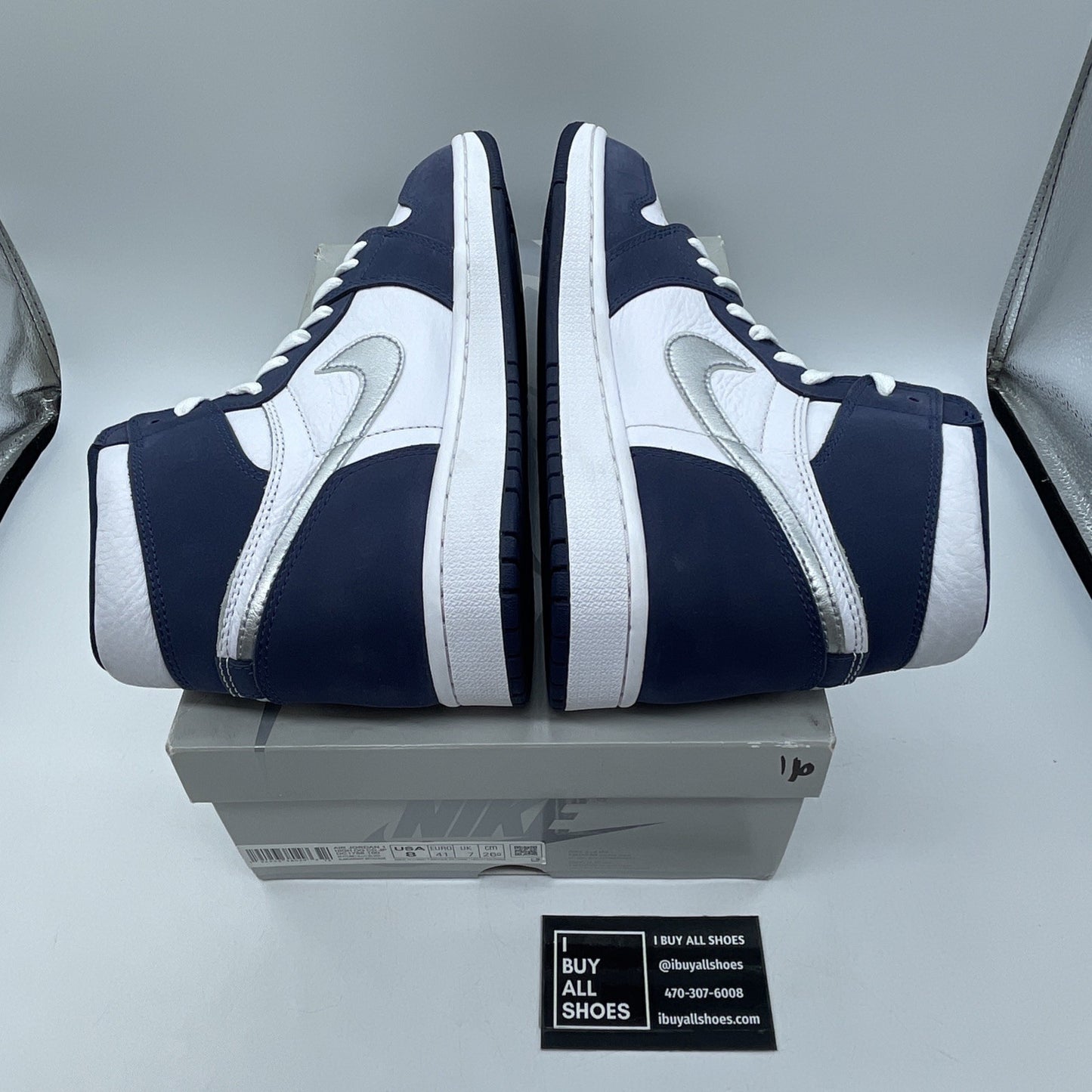 Size 8 - Jordan 1 Retro High CO.JP Midnight Navy Suede Leather (DC1788-100)