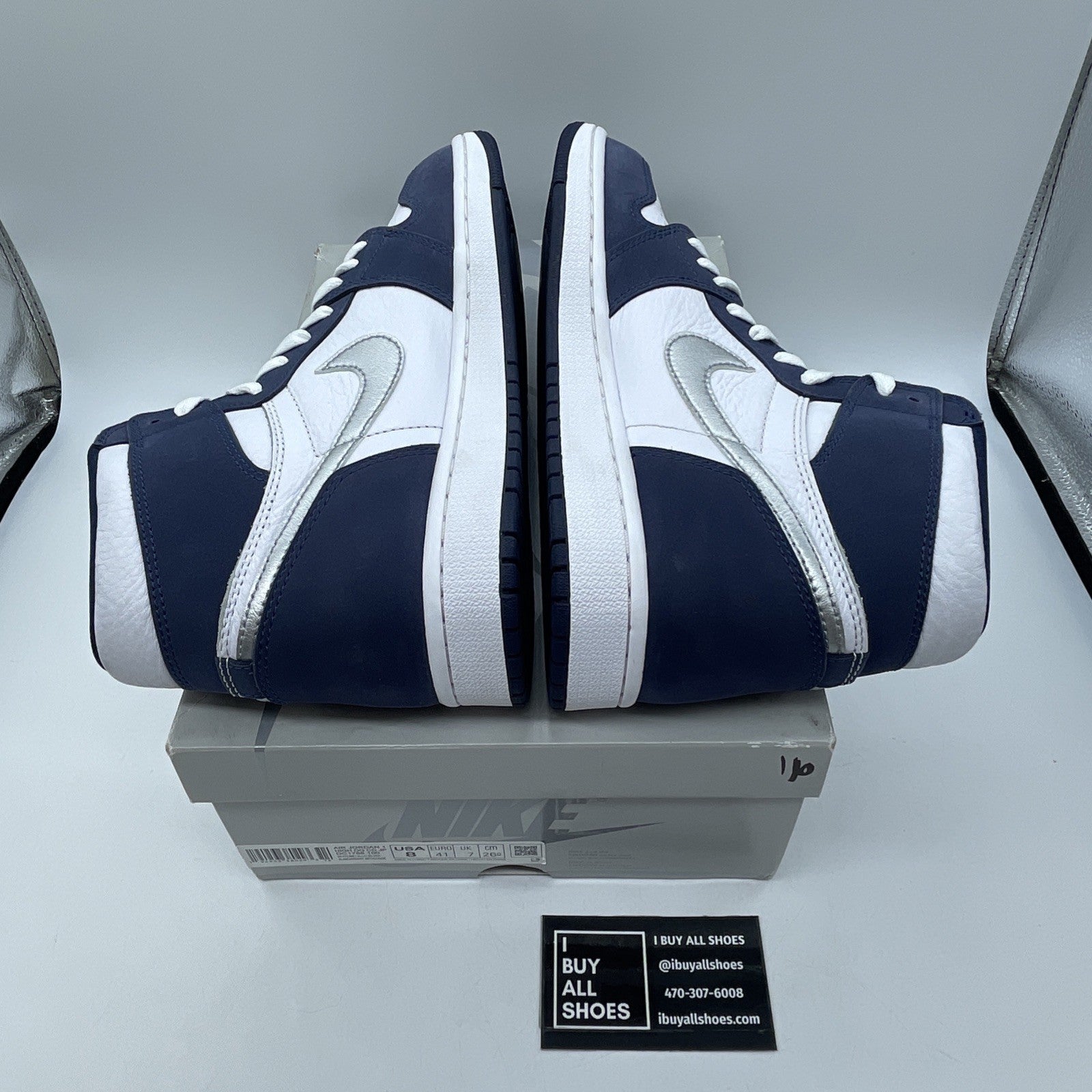 Size 8 - Jordan 1 Retro High CO.JP Midnight Navy Suede Leather (DC1788-100)