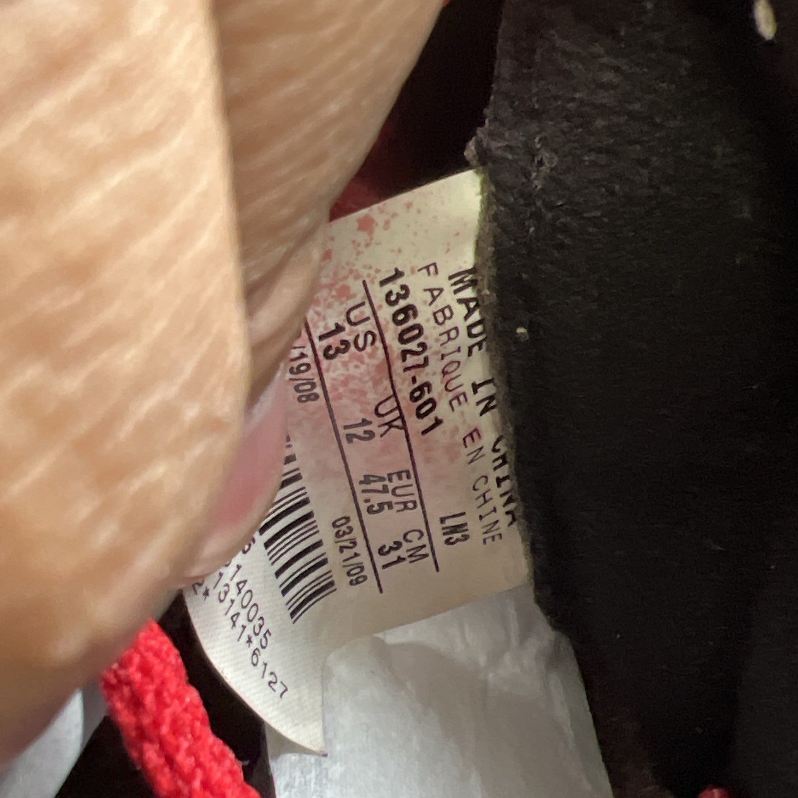 Size 13 - Air Jordan 5 Retro Raging Bull Red Suede (136027-601)